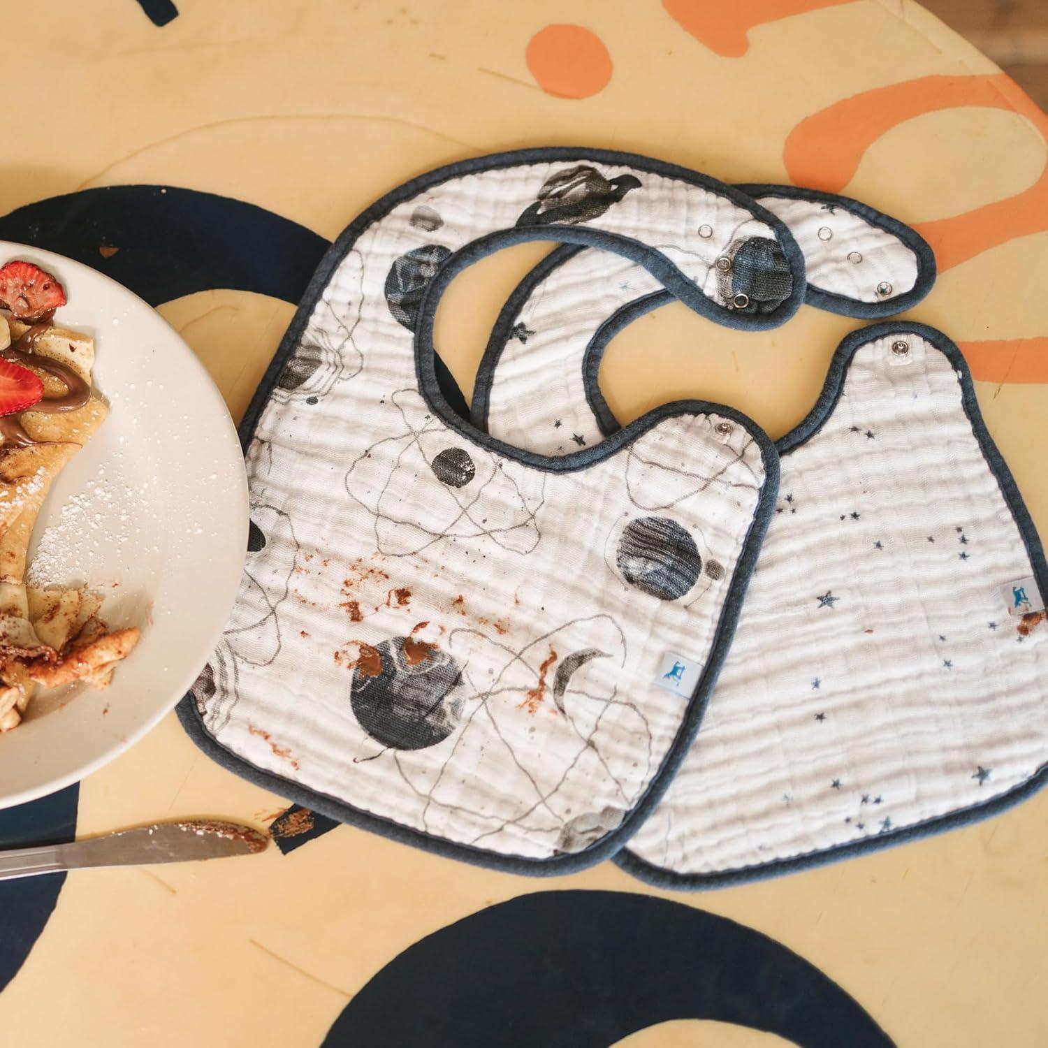 Baberos Ajustables Little Unicorn 3 Piezas - Planetario 2