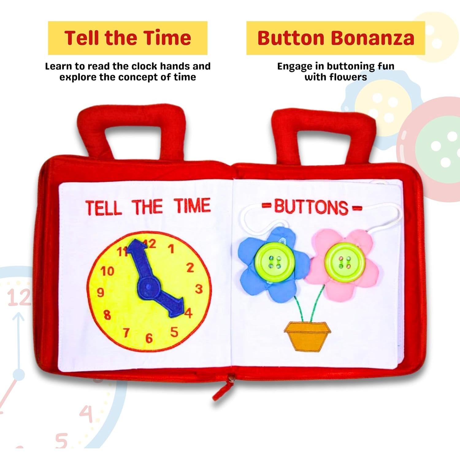 Libro Silencioso Interactivo Pockets of Learning 20x23 cm