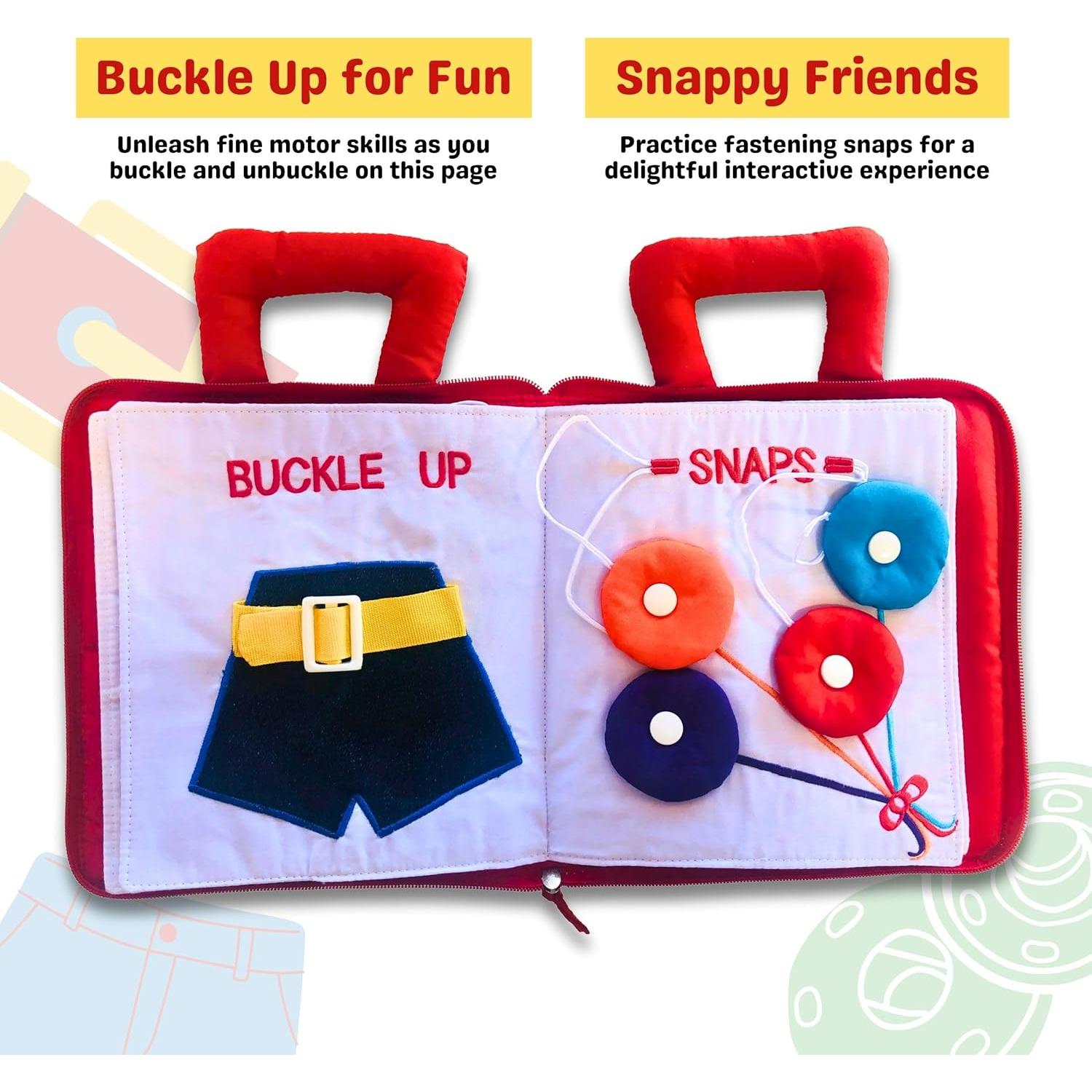 Libro Silencioso Interactivo Pockets of Learning 20x23 cm