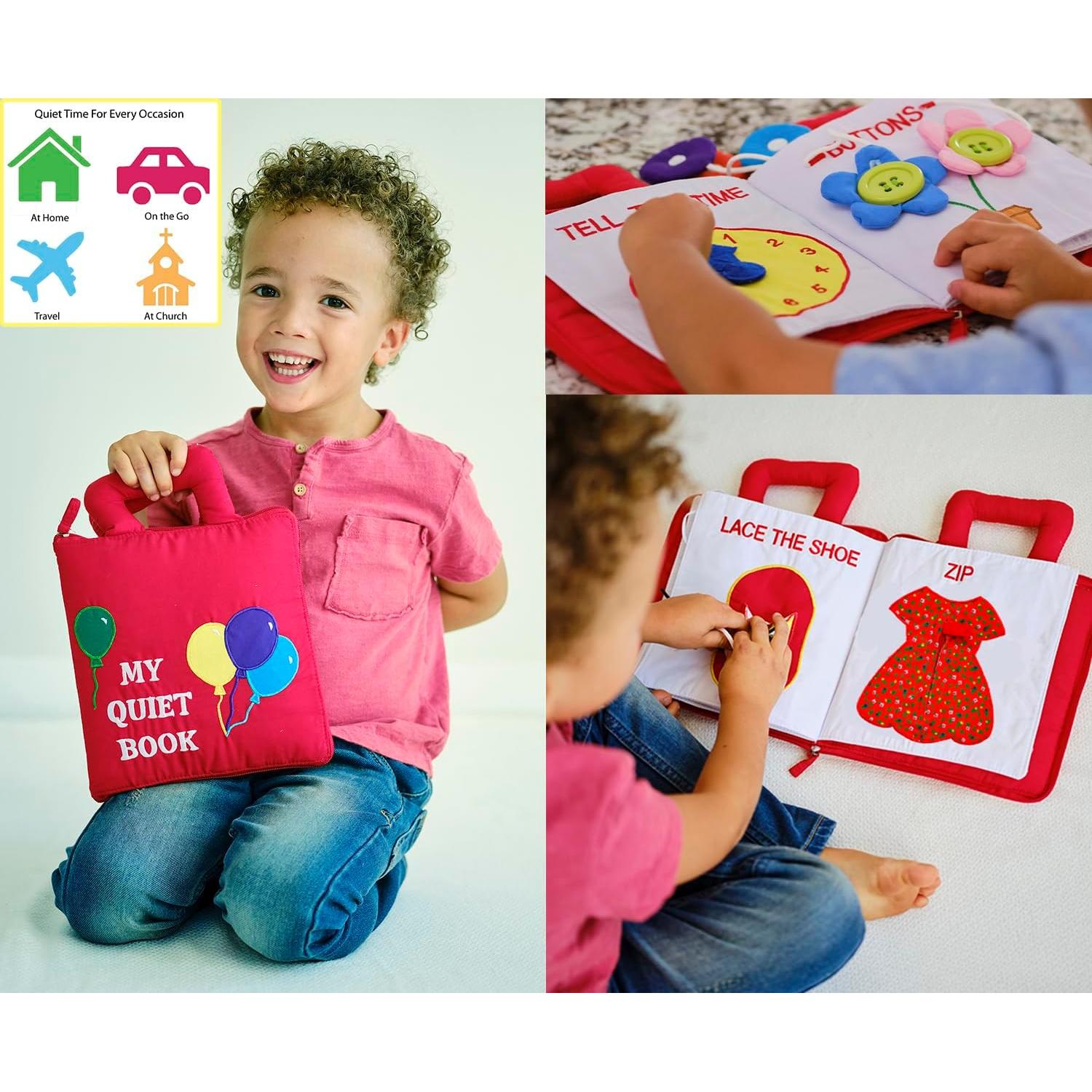 Libro Silencioso Interactivo Pockets of Learning 20x23 cm