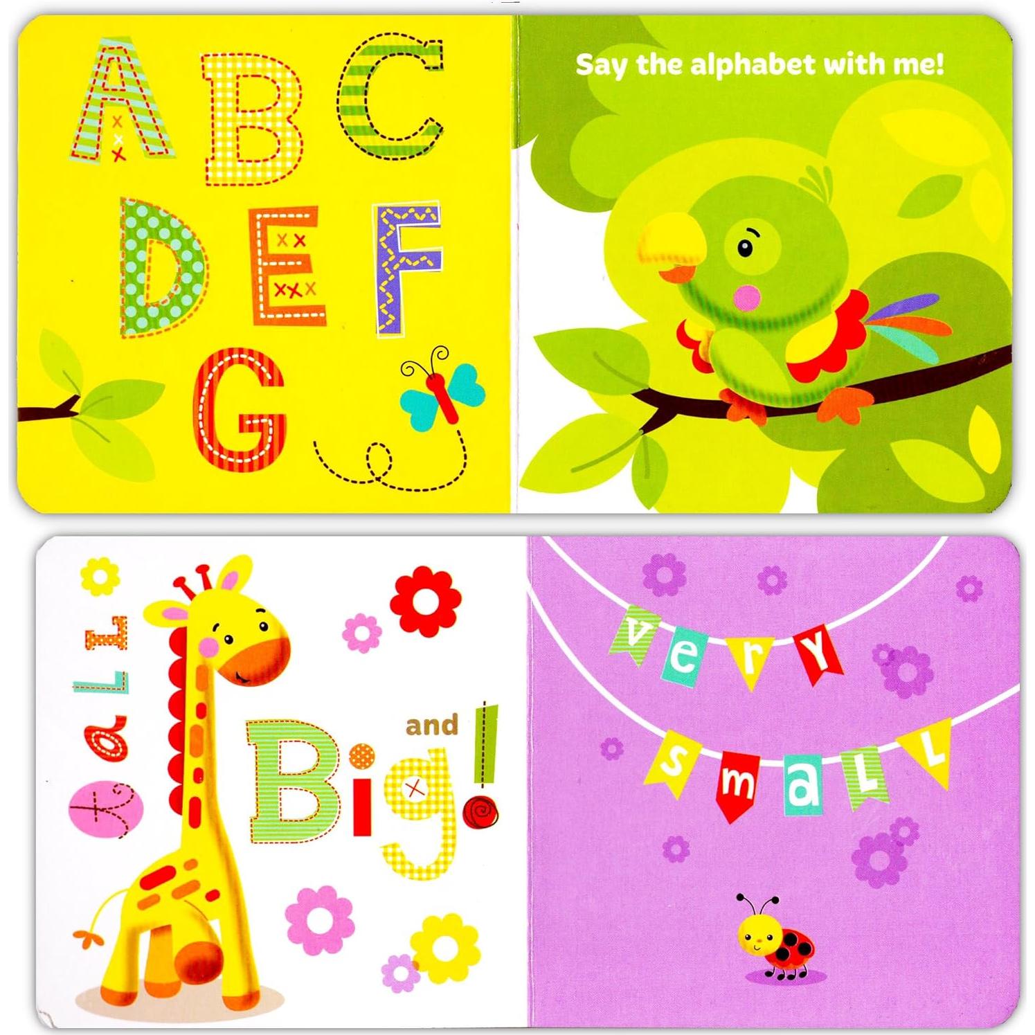 Conjunto de 4 Libros de Cartón Fisher Price para Bebés