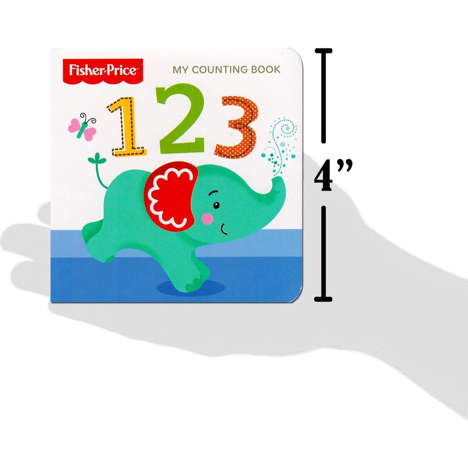 Conjunto de 4 Libros de Cartón Fisher Price para Bebés