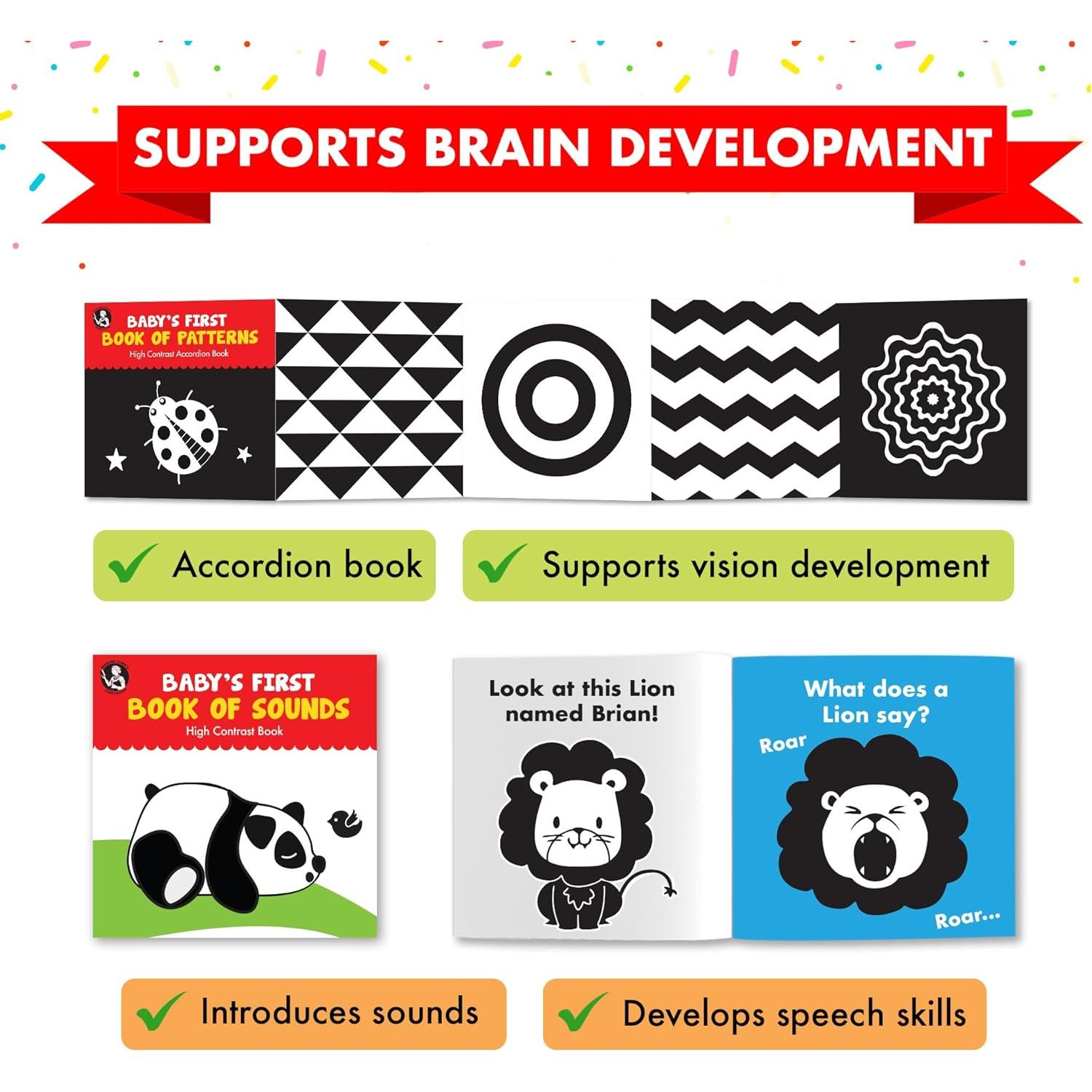 Conjunto de Primera Biblioteca Madame Curie 5 Libros Bebé 0-1 Año