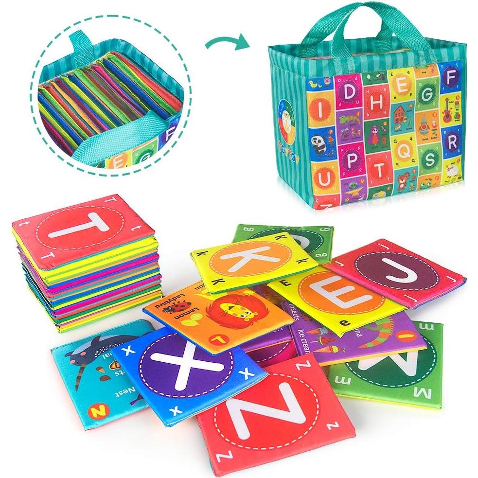 Tarjetas de Alfabeto Suaves TEYTOY 26 Piezas para Bebés