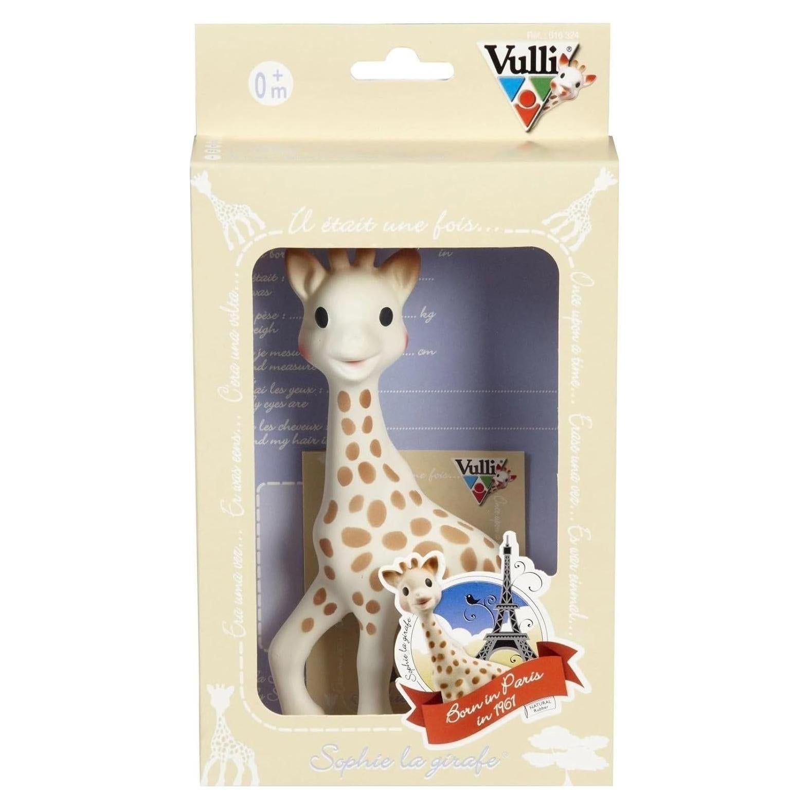Mordedor Sophie la girafe - Caucho natural - Hecho a mano en Francia
