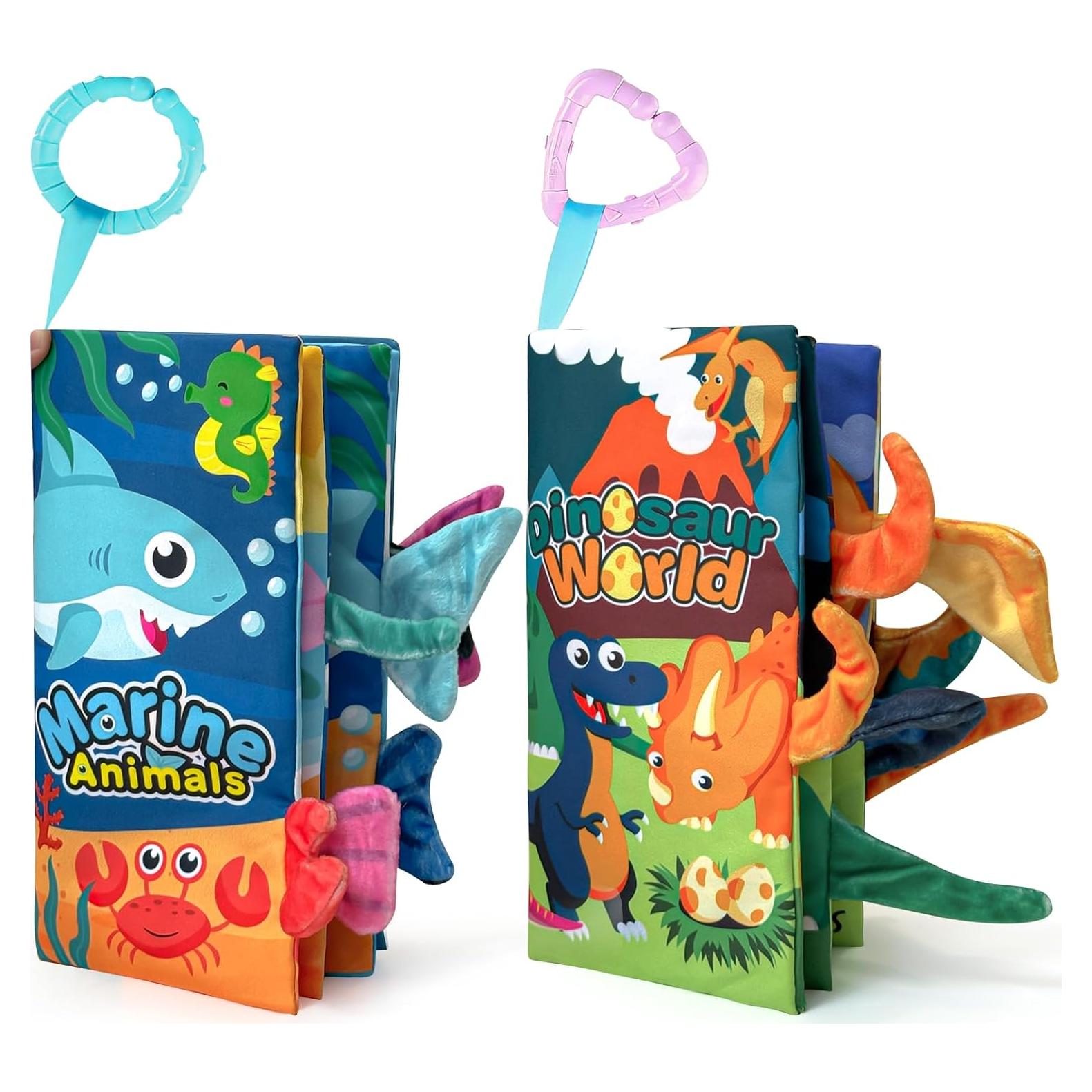 Libros Suaves para Bebés 0-12 Meses - Juguetes Interactivos