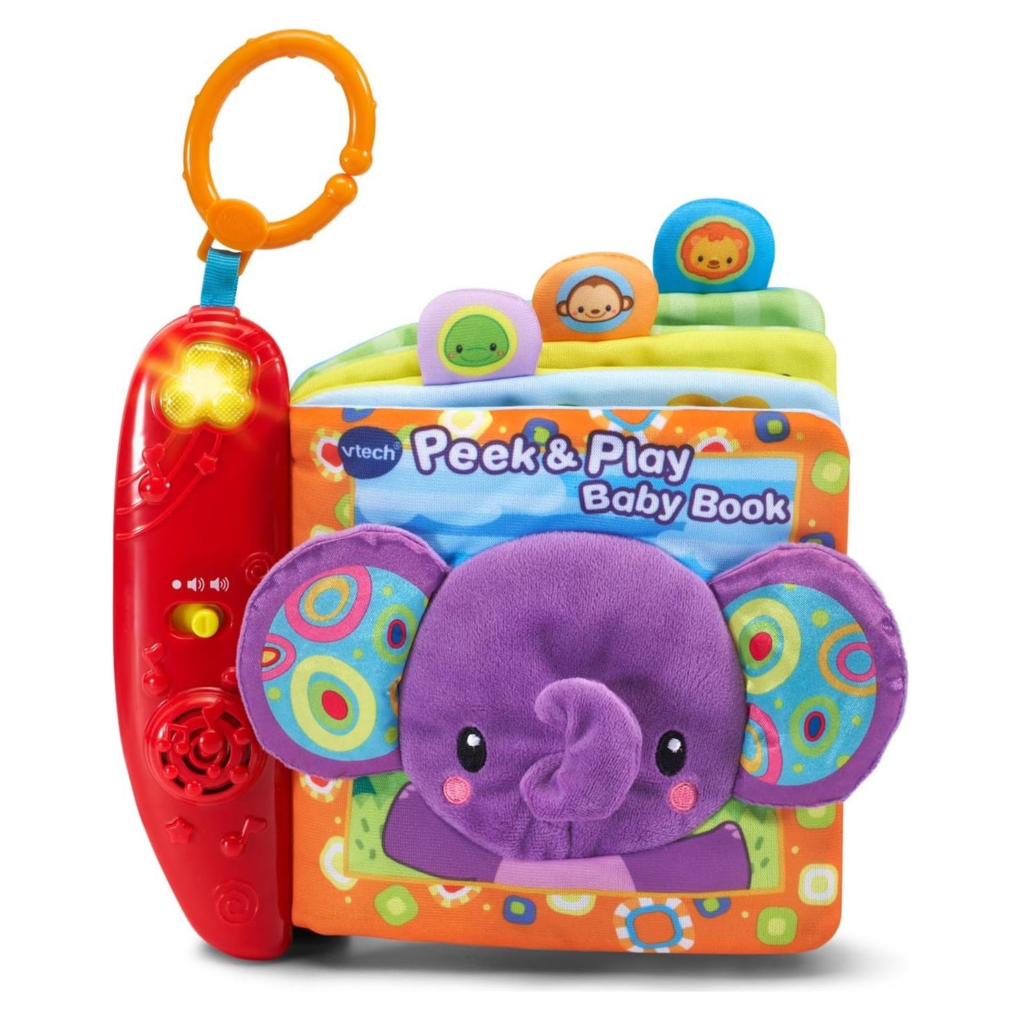 Libro para Bebés Interactivo VTech Peek and Play Púrpura