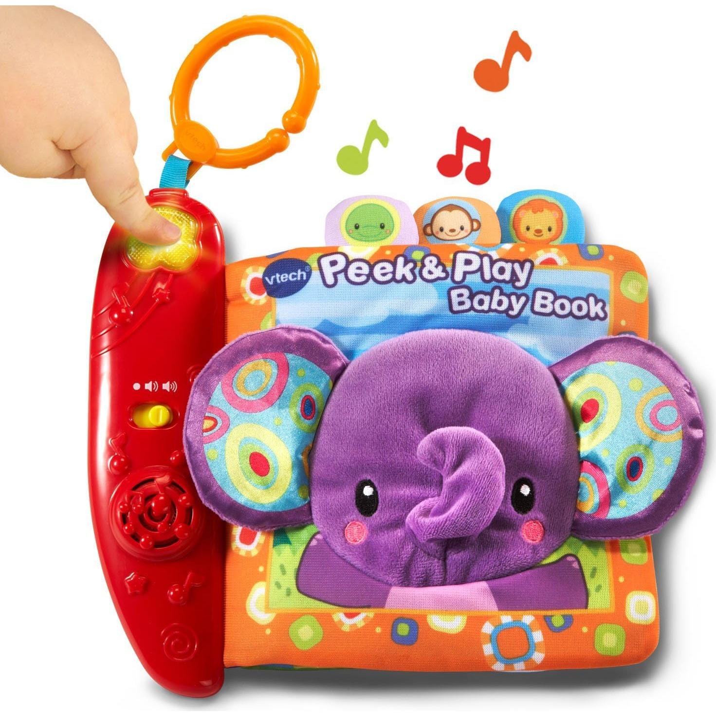 Libro para Bebés Interactivo VTech Peek and Play Púrpura