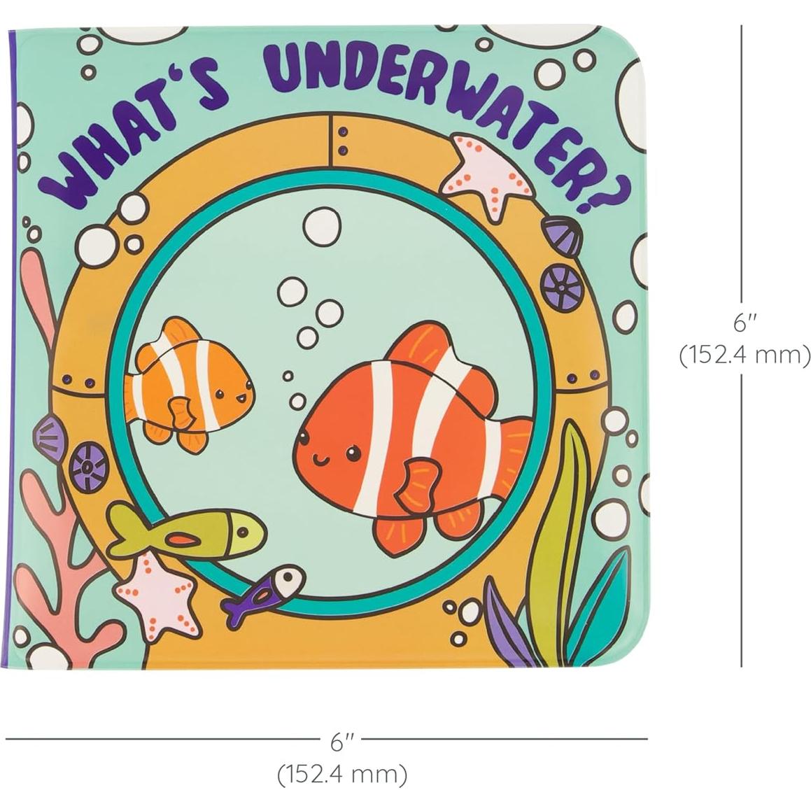 Libro de Baño Color Reveal Infantino - Aventura Oceánica 15.24cm