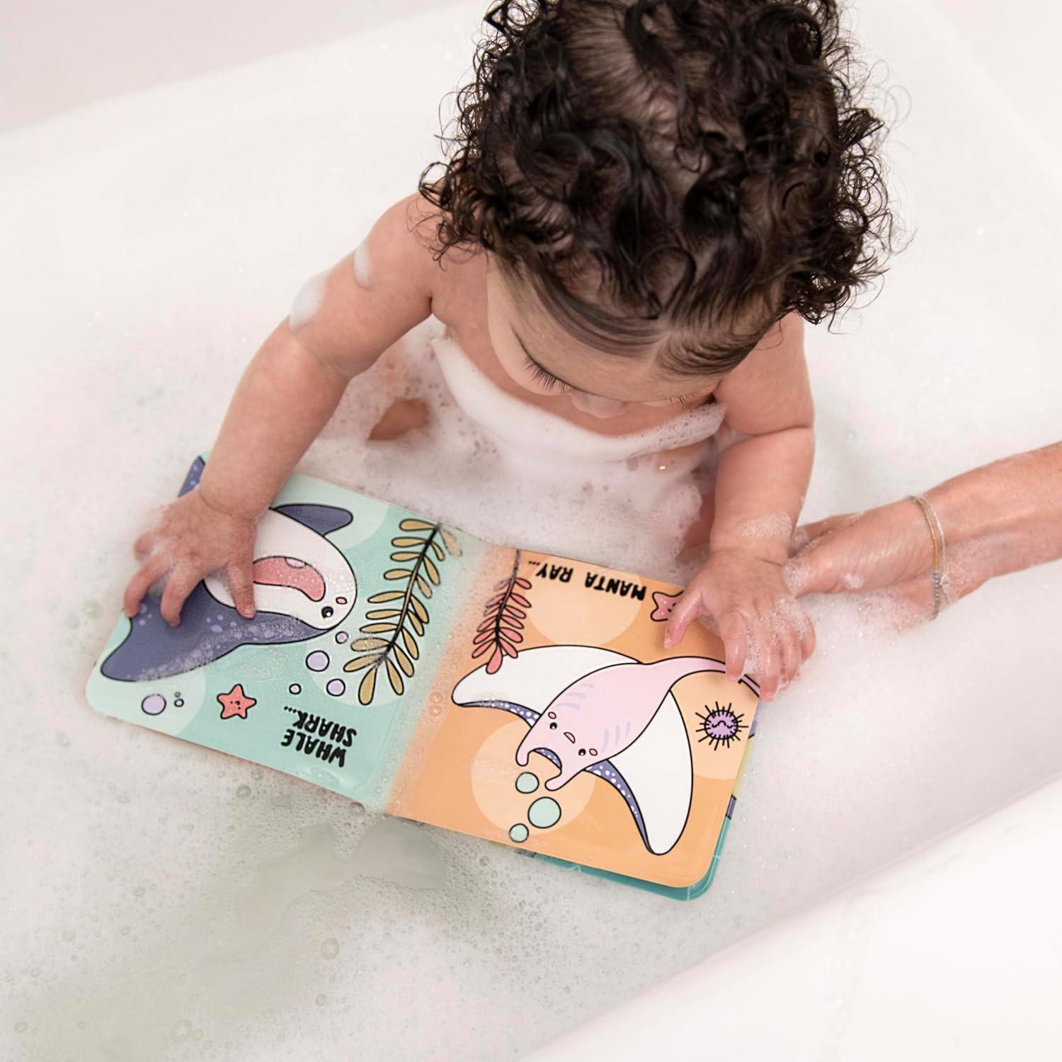 Libro de Baño Color Reveal Infantino - Aventura Oceánica 15.24cm