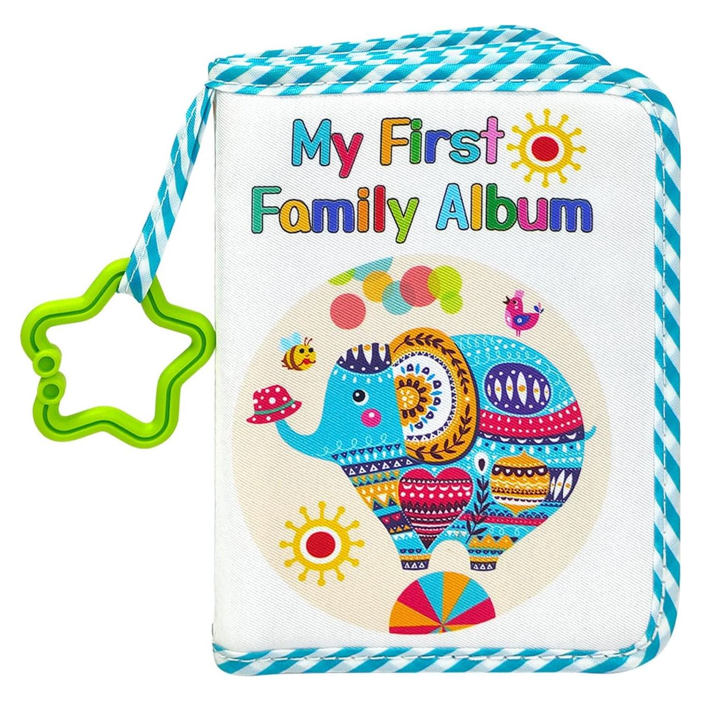 Álbum de Fotos para Bebé Grekos A, Tela Suave 17 Fotos 10x15 cm