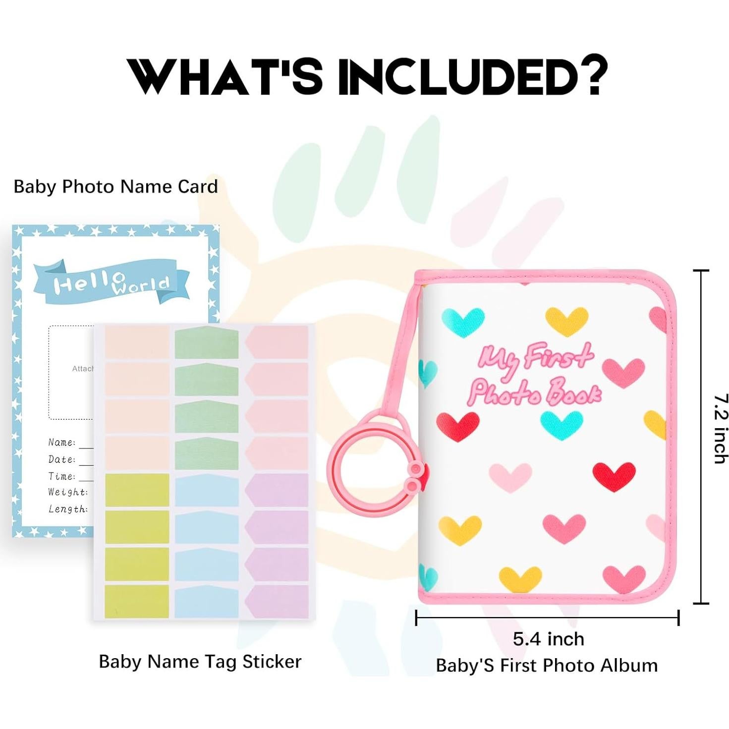 Álbum de Fotos para Bebé Niselity Rosa 21 Fotos 10x15 cm