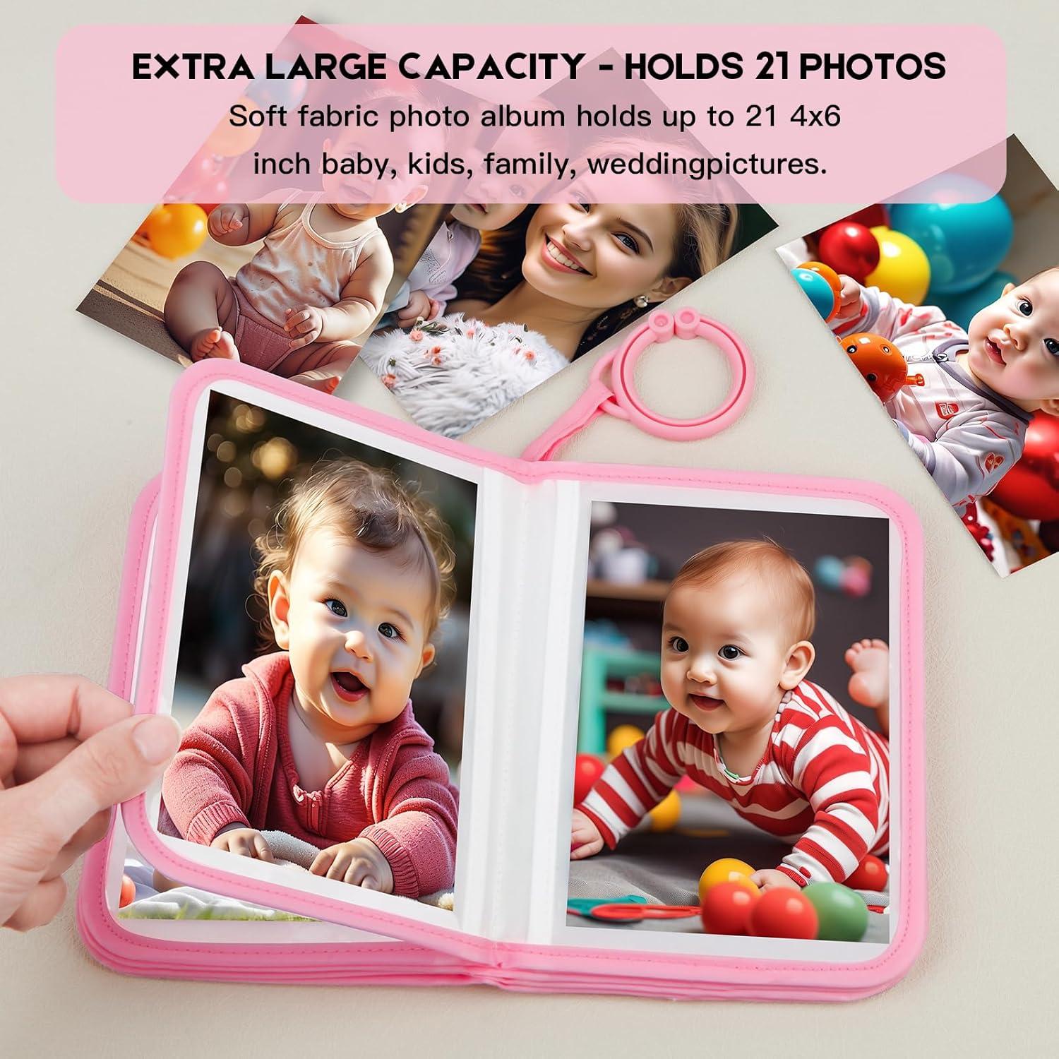 Álbum de Fotos para Bebé Niselity Rosa 21 Fotos 10x15 cm