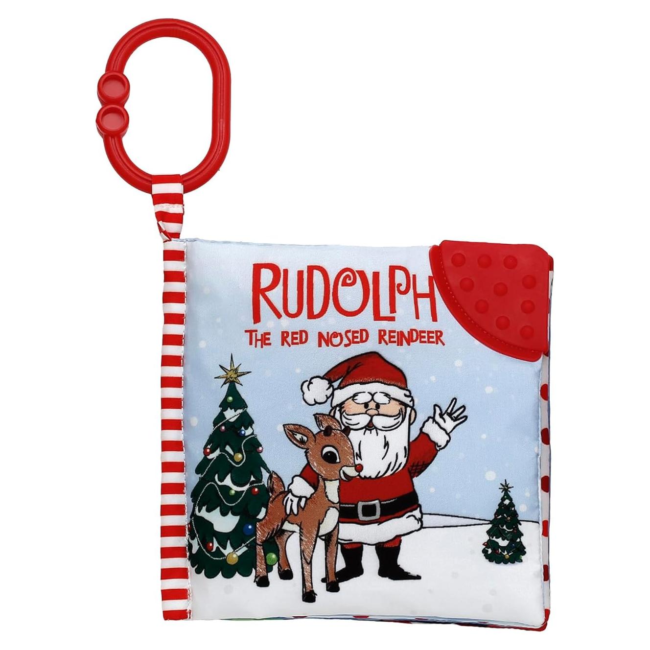 Libro de Actividades Suave Navidad Rudolph 12.7 cm con Mordedor