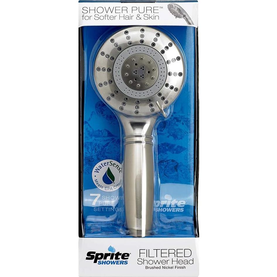Mango de Ducha Filtrada Sprite Shower Pure 7 Configuraciones Níquel