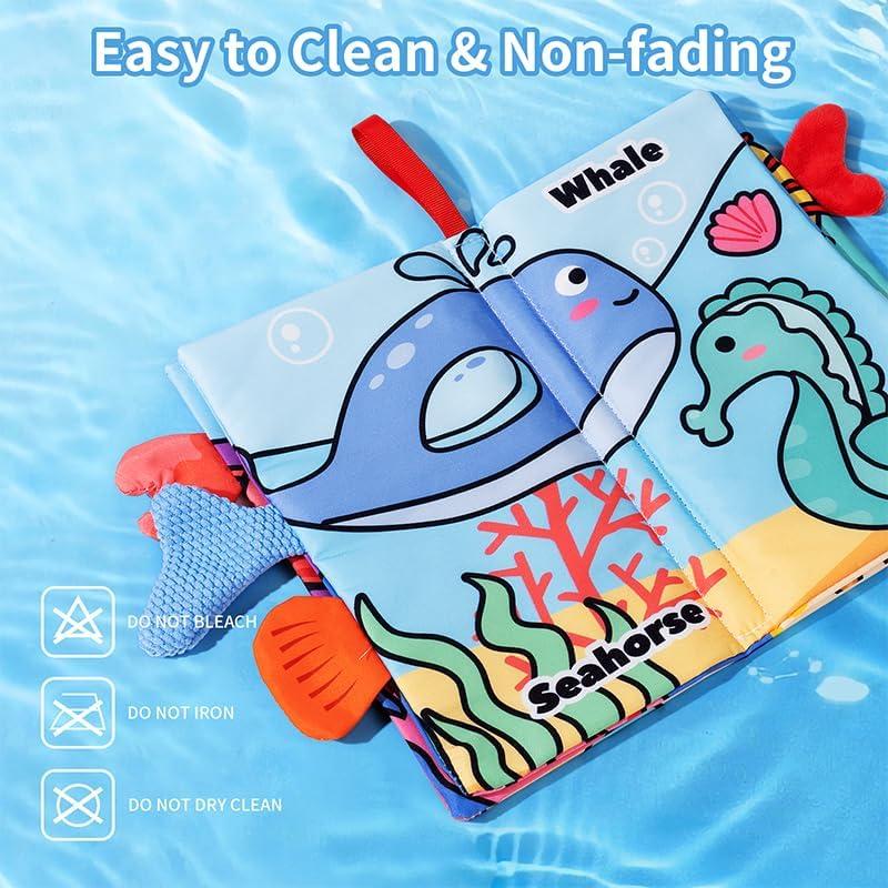 Libros Sensoriales para Bebés YySiRui - 2PCS Crinkle 0-6 Meses