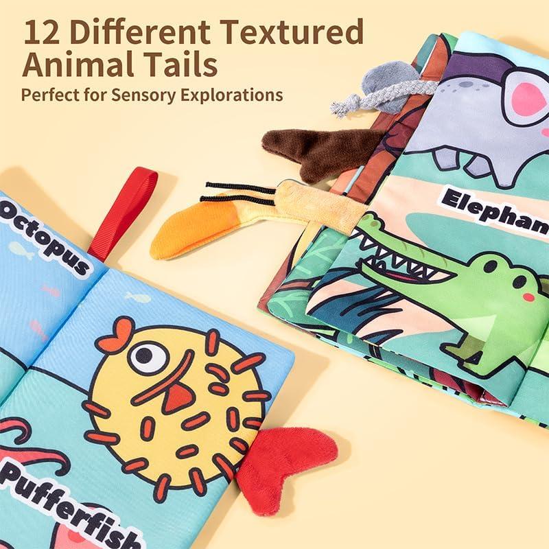 Libros Sensoriales para Bebés YySiRui - 2PCS Crinkle 0-6 Meses