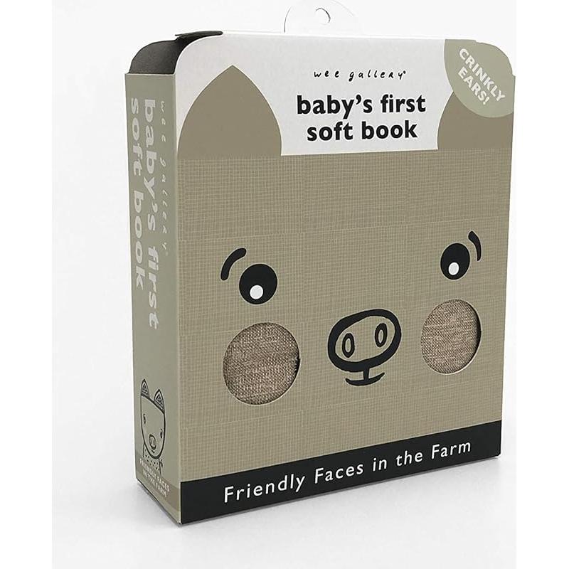 Friendly Faces: On the Farm (2020 Edition): Baby's First Soft Book (Wee Gallery Cloth Books)