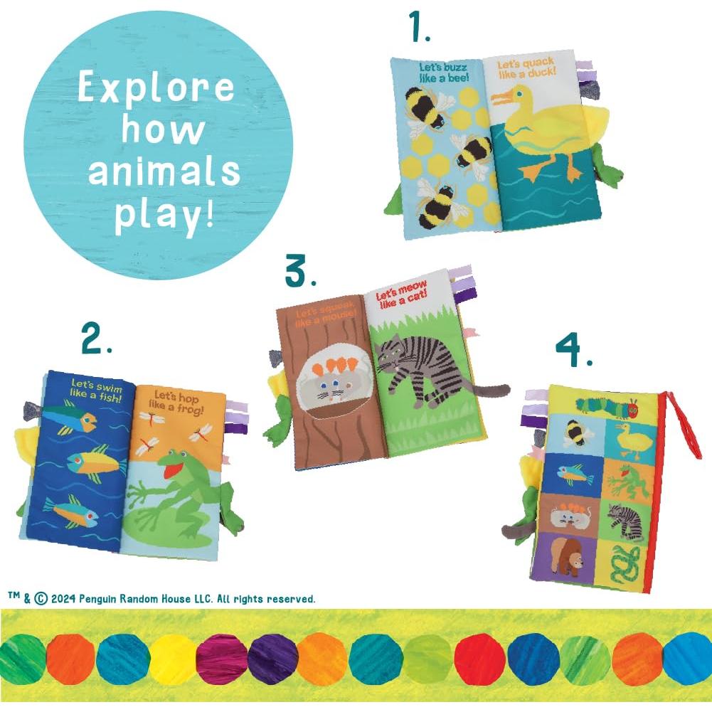 Libro Suave Sensorial Eric Carle La Muy Hambrienta Oruga