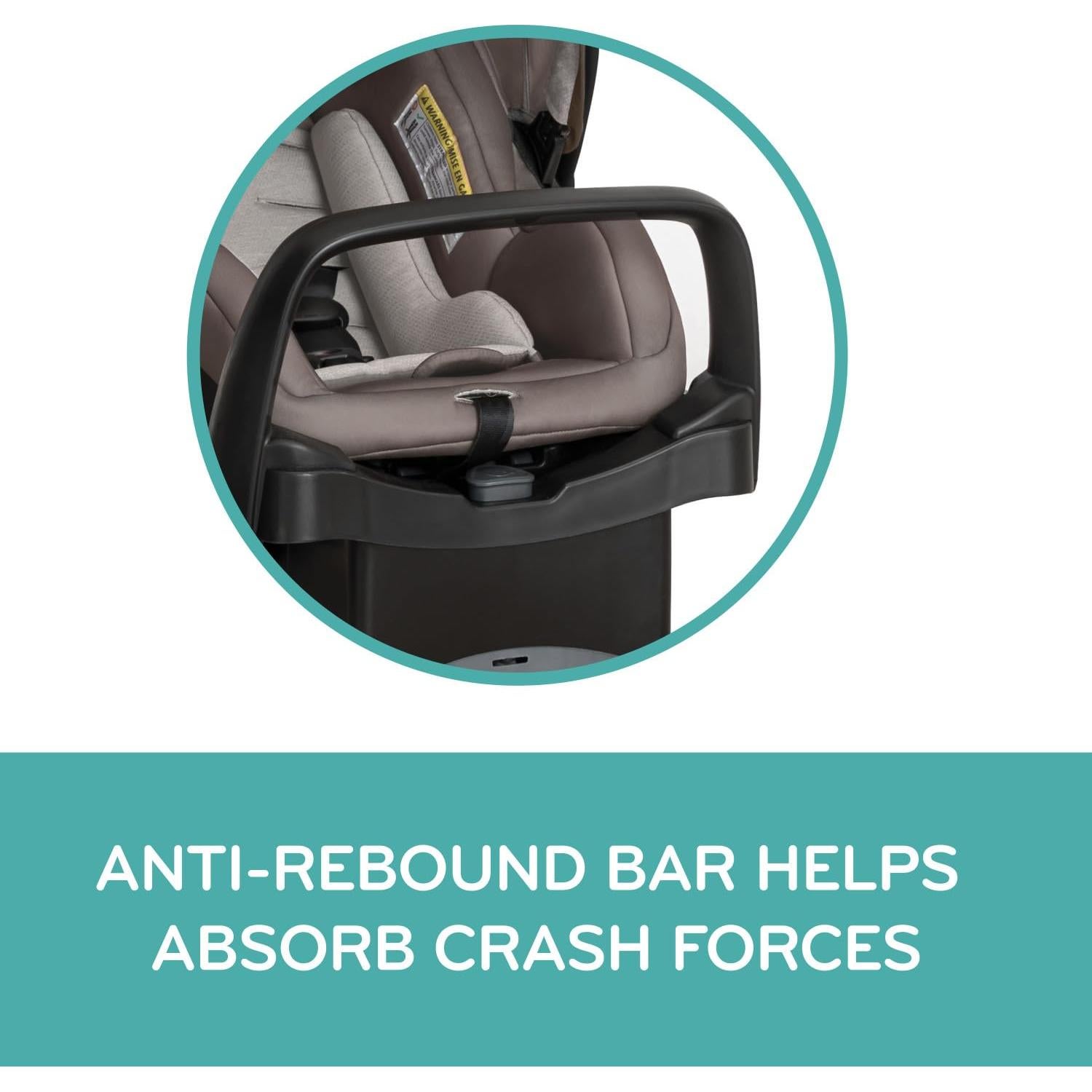 Sistema de Viaje Modular Evenflo Pivot con Asiento LiteMax Gris