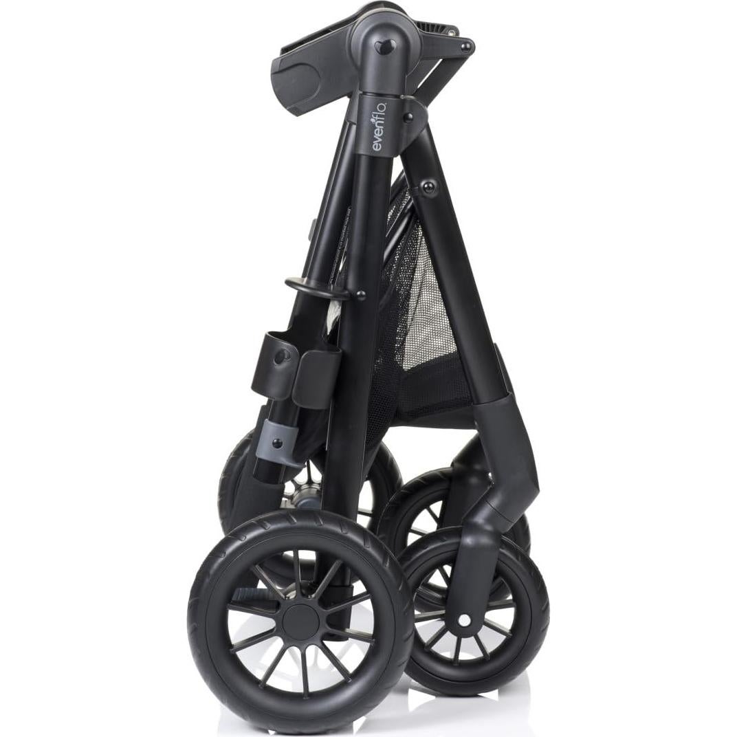 Sistema de Viaje Modular Evenflo Pivot con Asiento LiteMax Gris