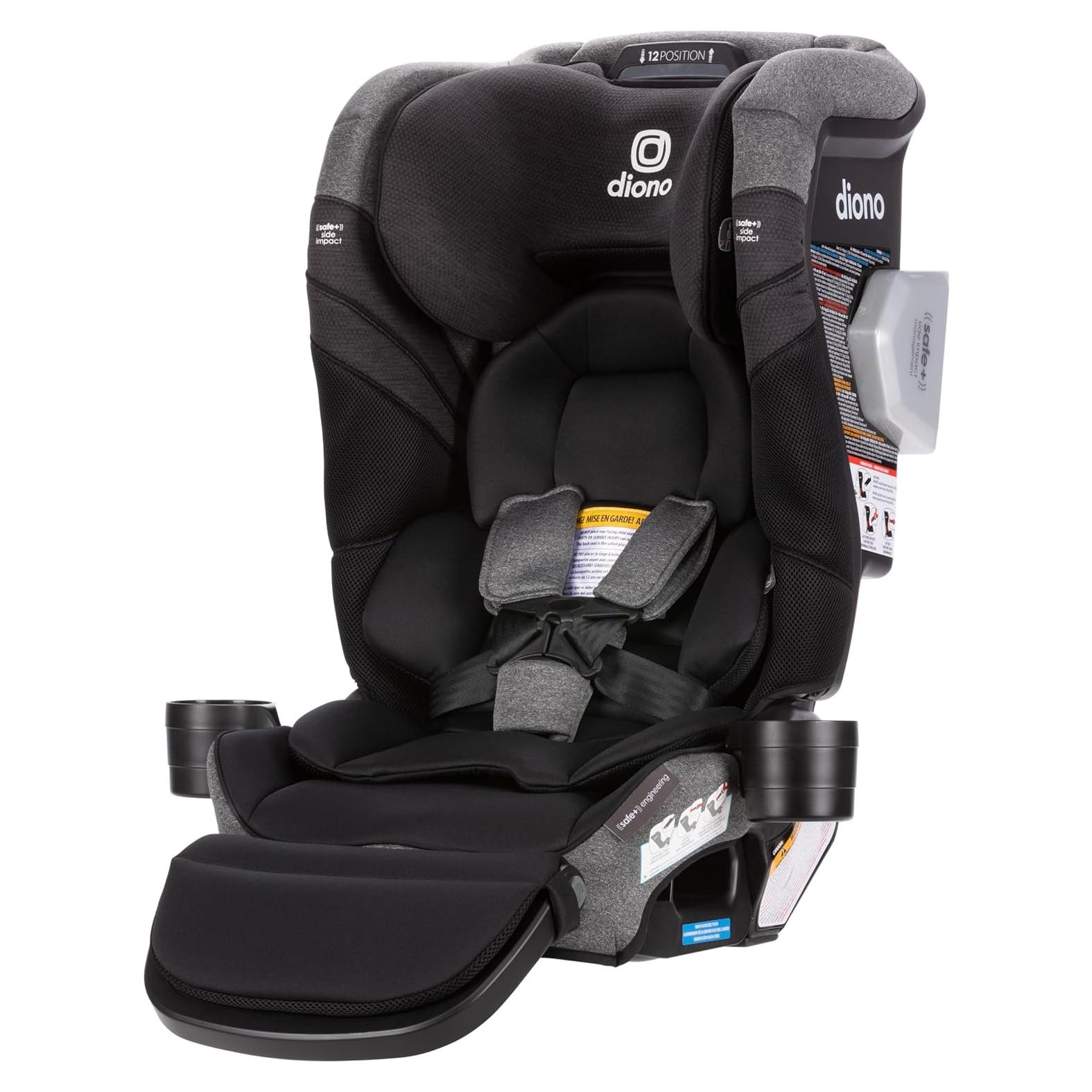 Asiento de Auto Convertible Diono Radian 3RXT SafePlus Max - Tormenta Negra