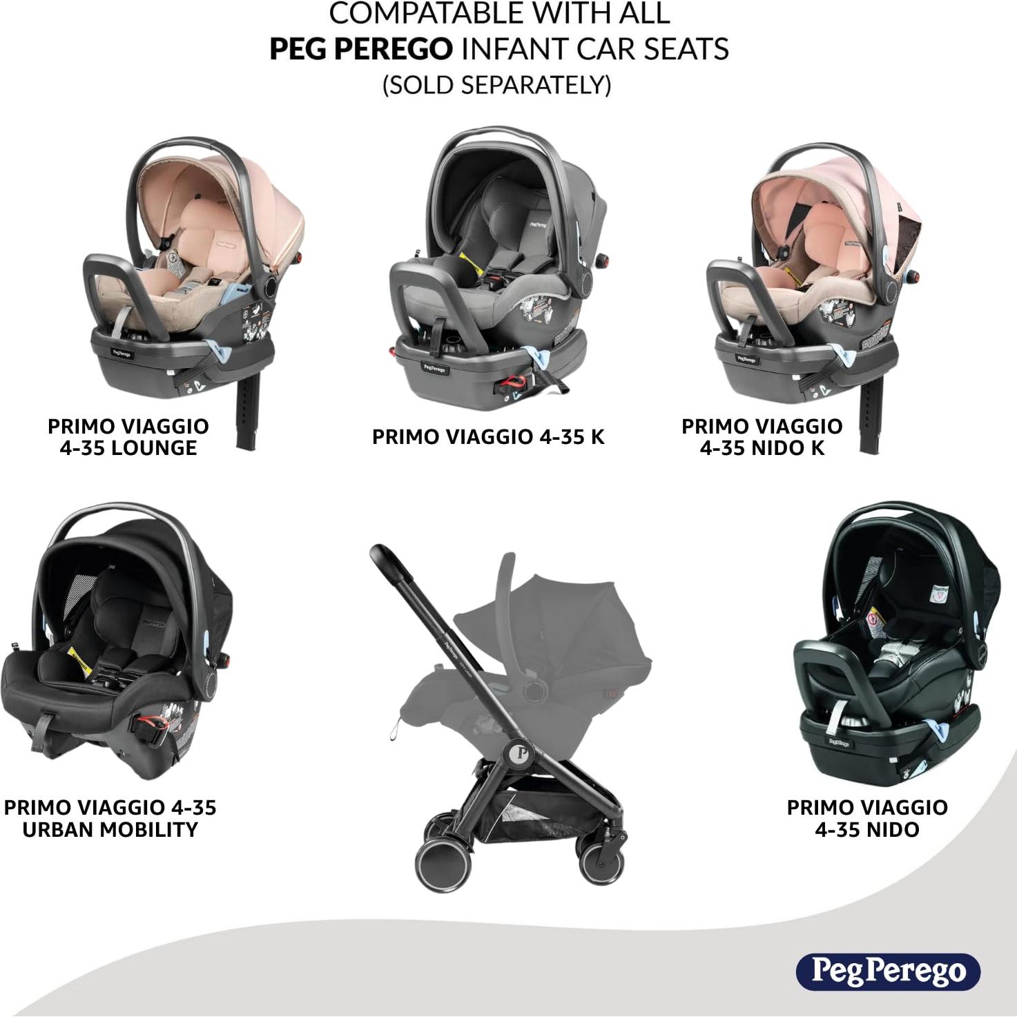 Cochecito Peg Perego City Loop Plegable 5.7 kg Negro