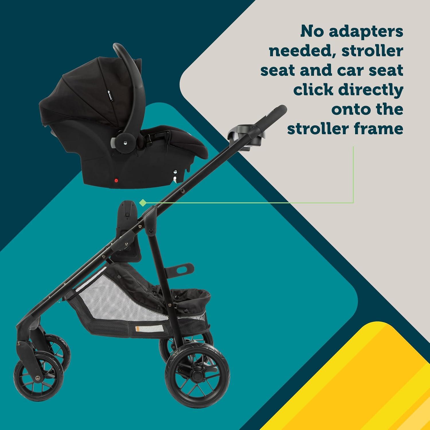 Sistema de Viaje Safety 1st Grow and Go Flex 8-en-1, Carriola y Asiento de Auto