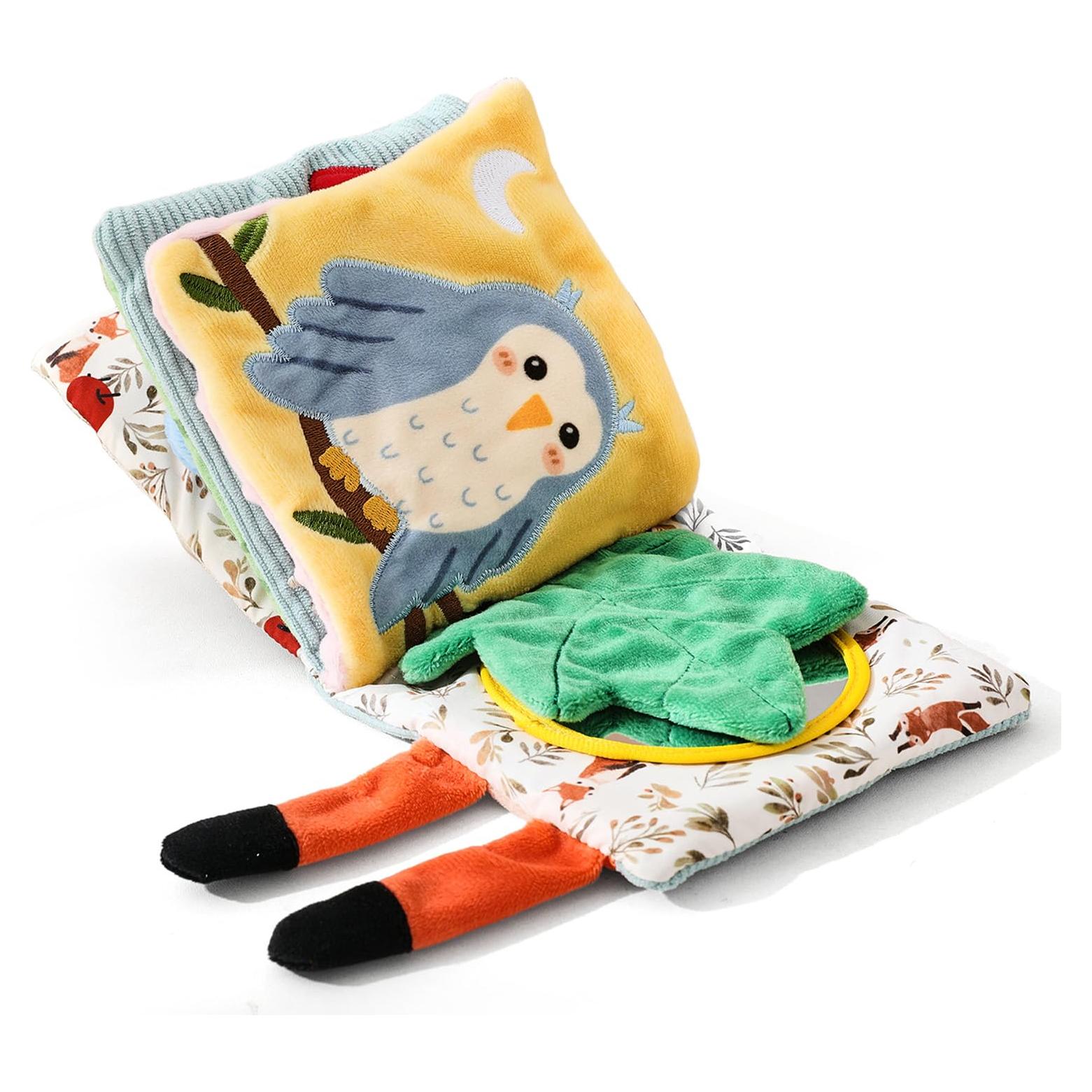 Libro Sensorial para Bebés Macabaka - 8 Páginas Interactivas