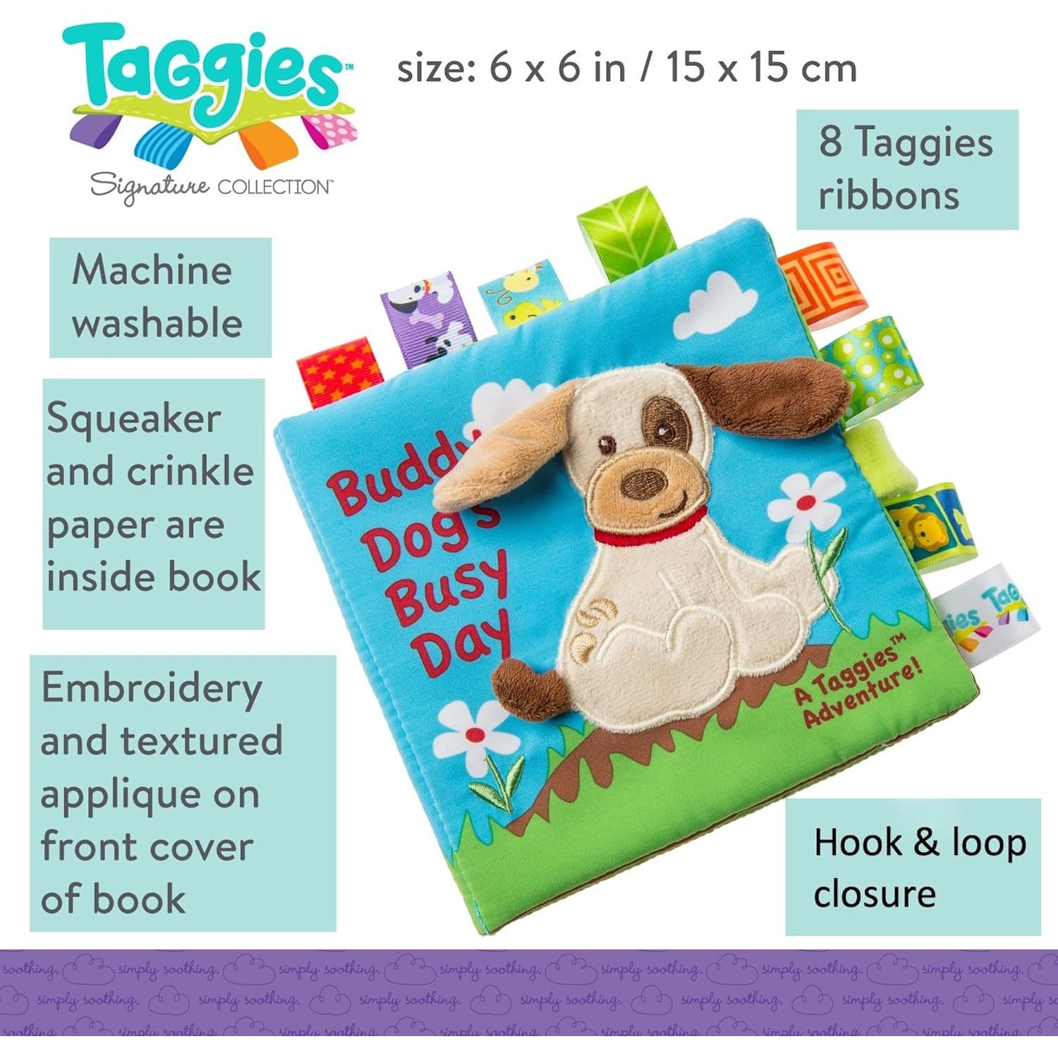 Libro Suave Toca y Siente Taggies Perro Amigo 15x15cm