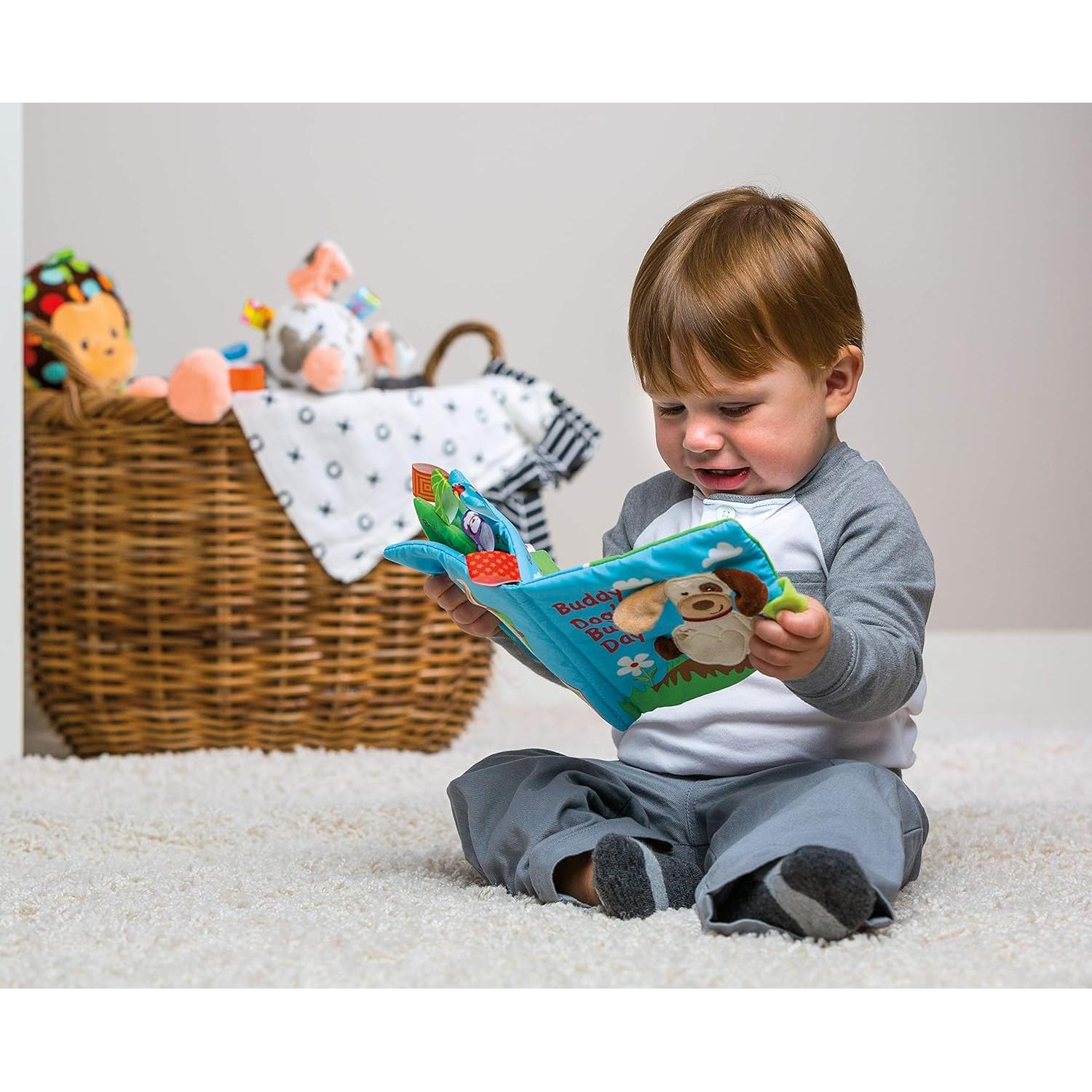 Libro Suave Toca y Siente Taggies Perro Amigo 15x15cm