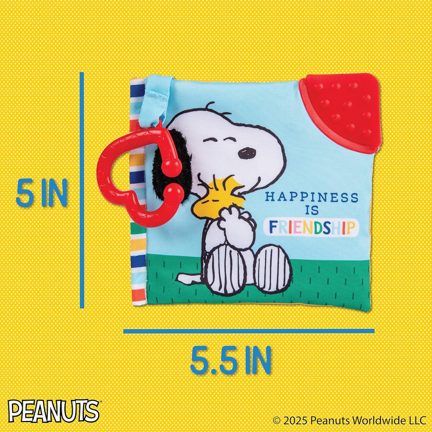 Libro de Tela Snoopy Kids Preferred 12.7x14 cm para Bebés