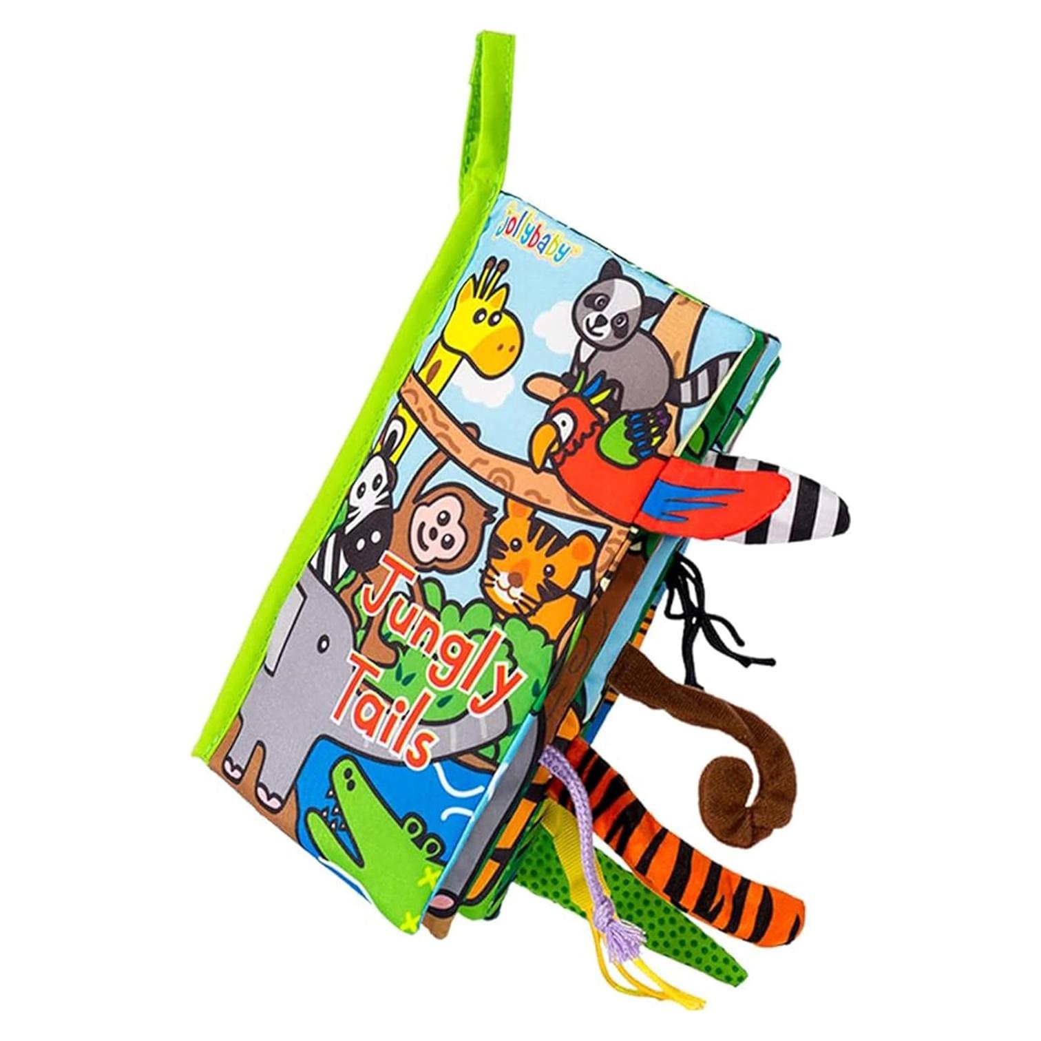 Libro de Tela Crinkle Jollybaby para Bebés 0-12 Meses