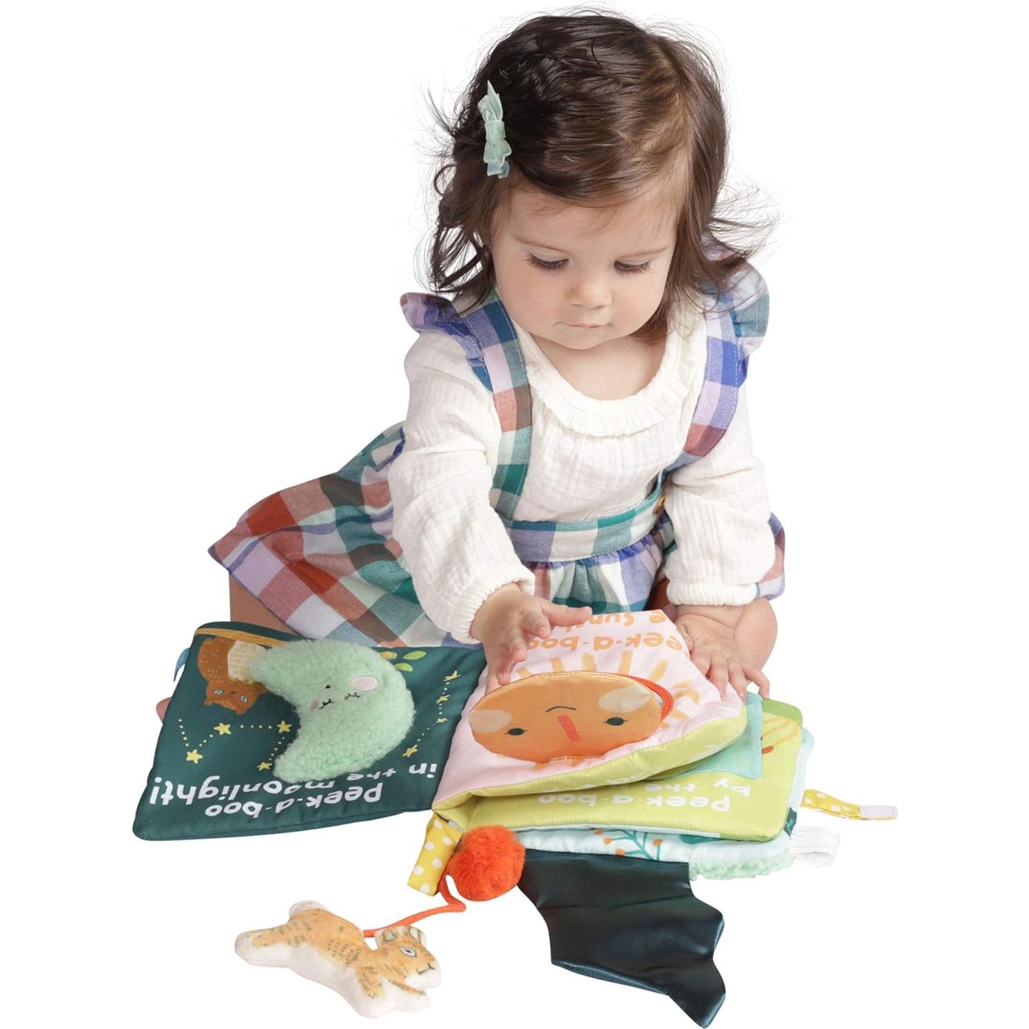 Libro Suave de Actividades Manhattan Toy Peek-a-Boo 0-4 años