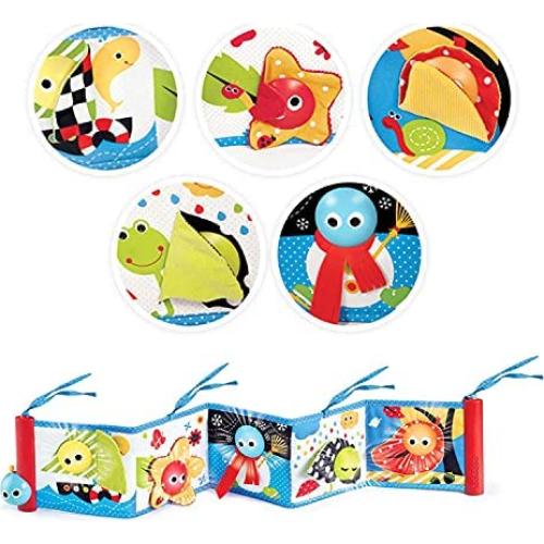 Yookidoo Libro de Tela Suave Musical para Bebés 0-12 Meses