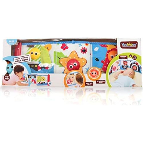 Yookidoo Libro de Tela Suave Musical para Bebés 0-12 Meses
