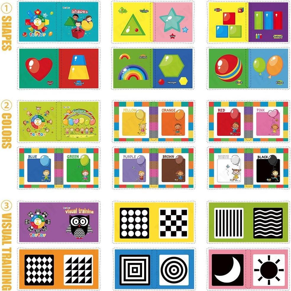 Libro Suave para Bebés teytoy - 6 PCS Educativos 0-3 meses