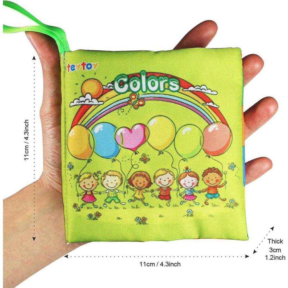 Libro Suave para Bebés teytoy - 6 PCS Educativos 0-3 meses