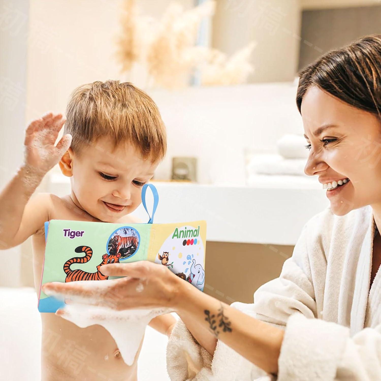 5 Libros de Baño para Bebés XBagSJ - Impermeables y No Tóxicos