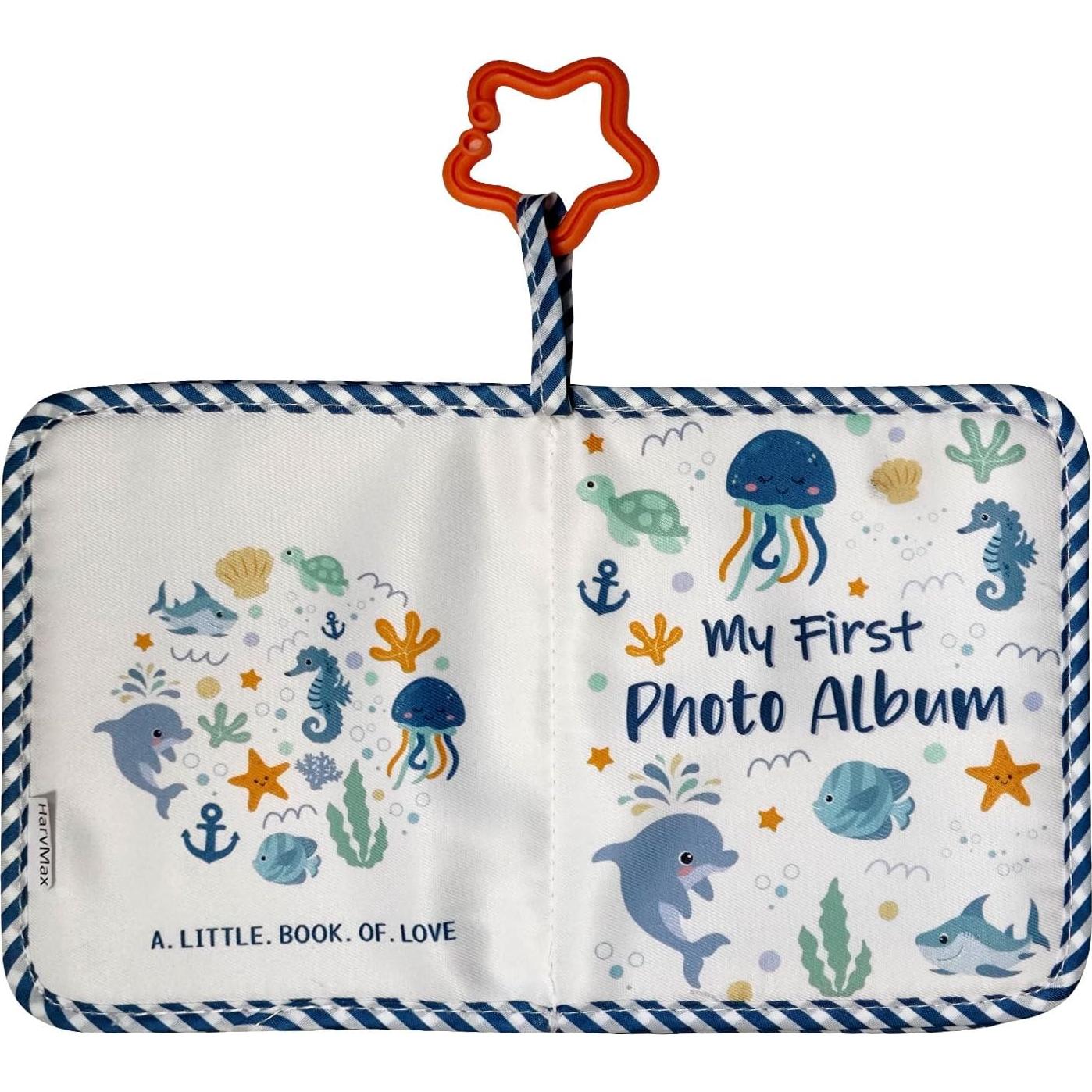Álbum de Fotos para Bebés HarvMax - Animales Marinos Azules