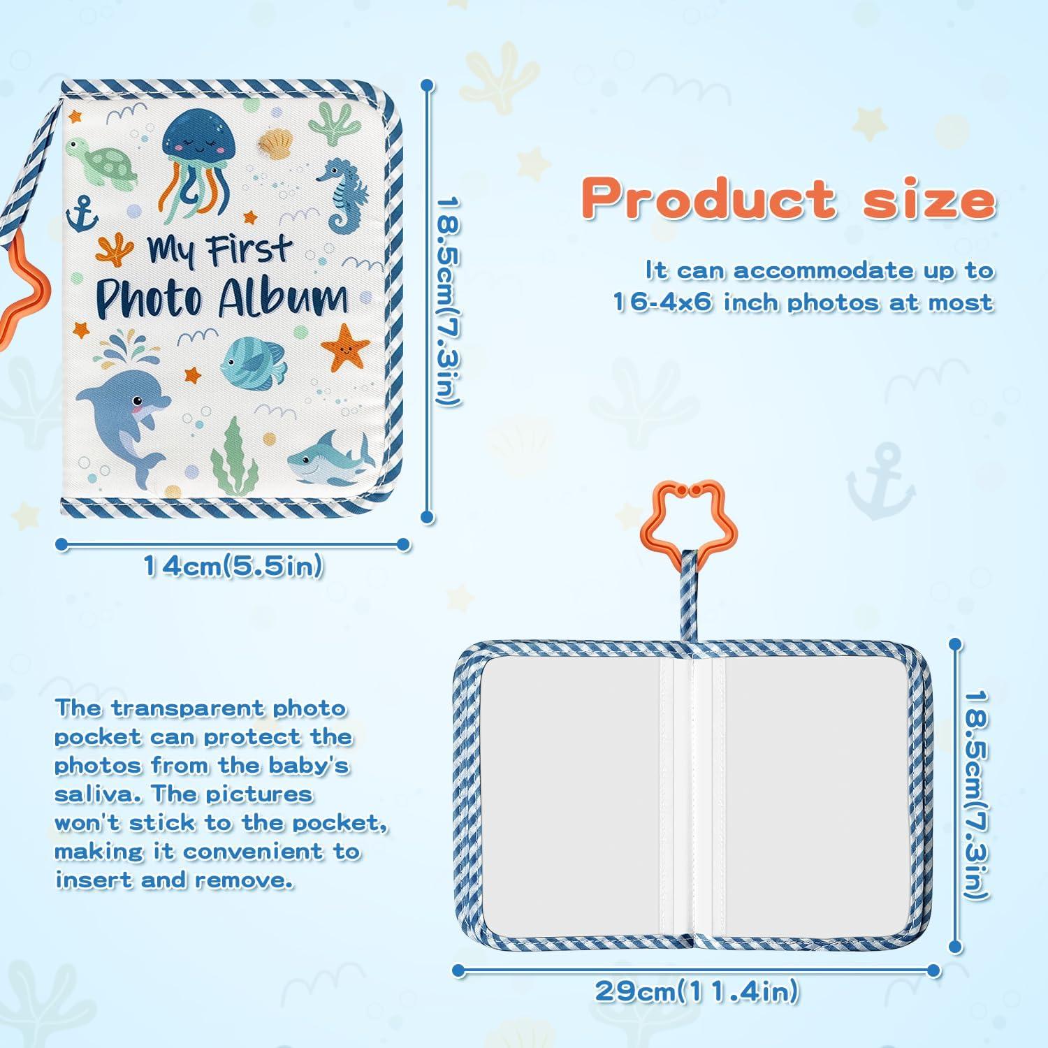 Álbum de Fotos para Bebés HarvMax - Animales Marinos Azules