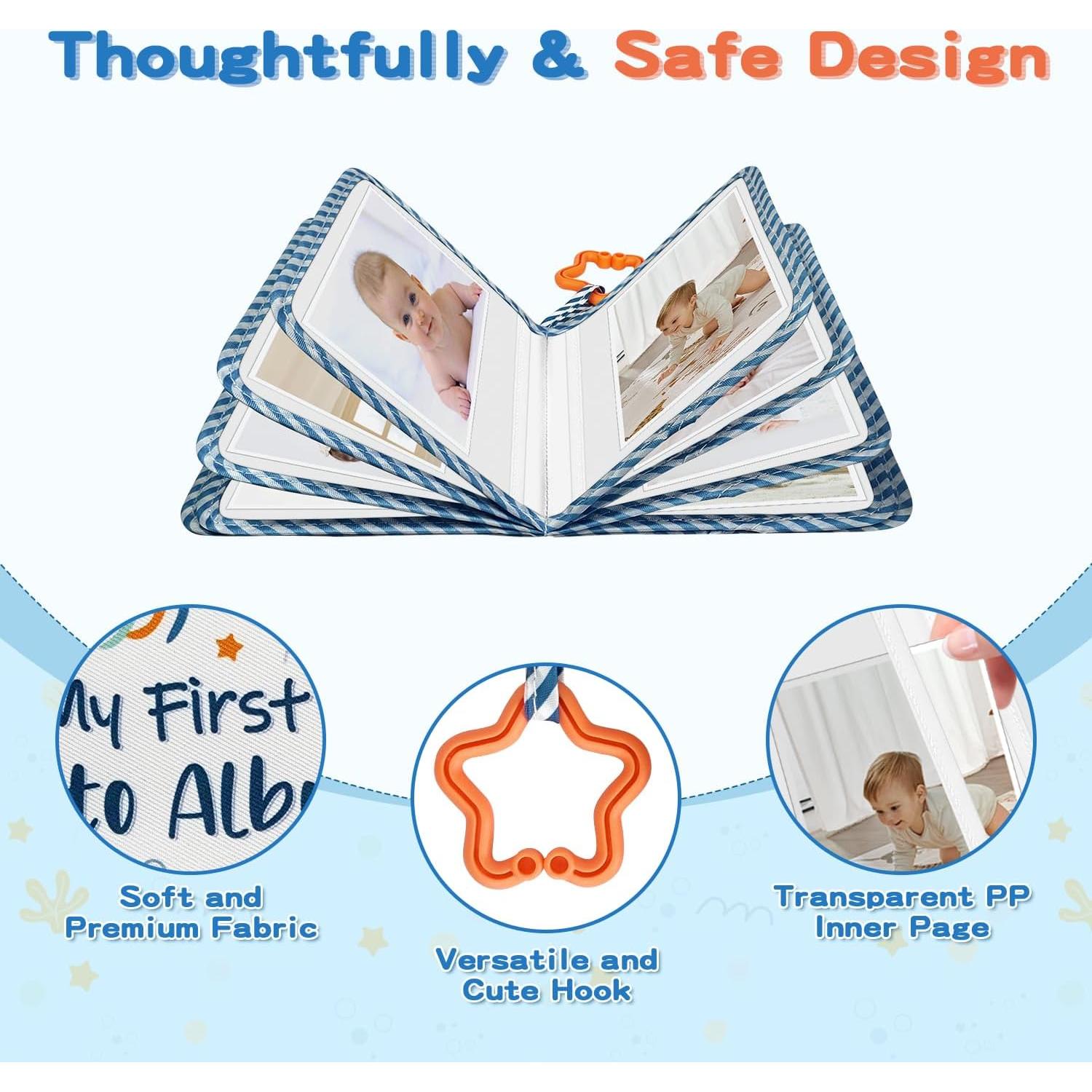 Álbum de Fotos para Bebés HarvMax - Animales Marinos Azules