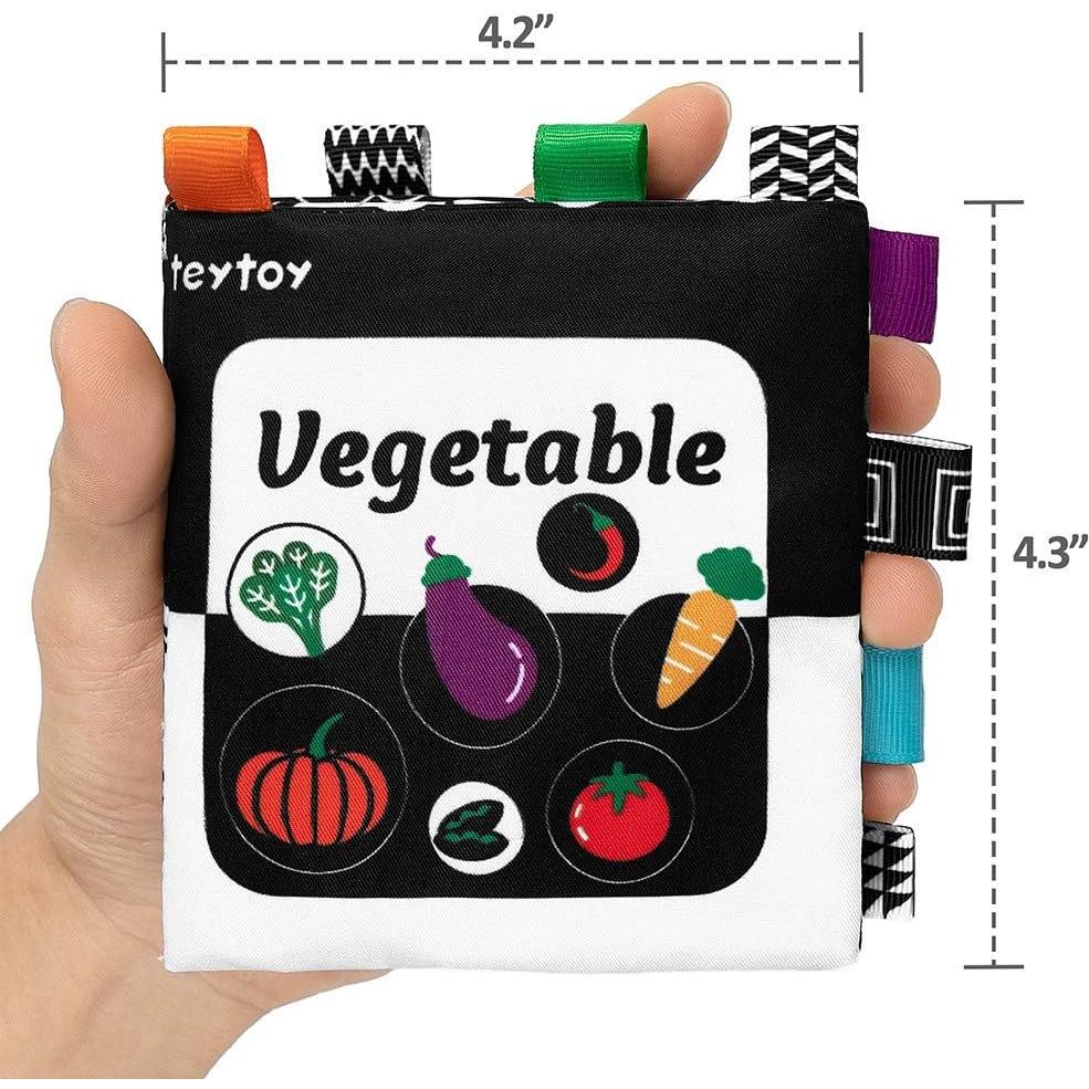 Conjunto de Libros de Tela Suave Teytoy 6 PCS para Bebés