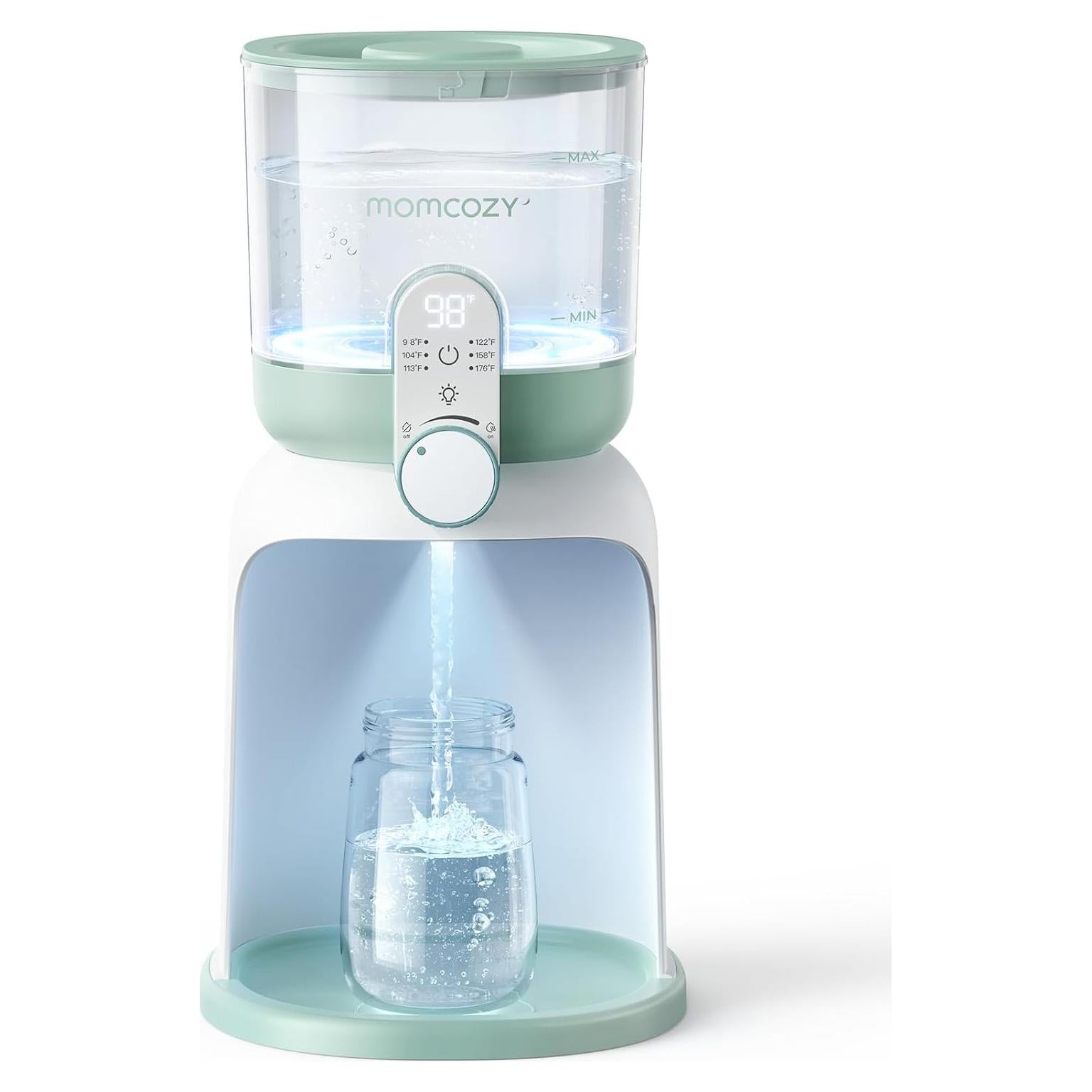 Calentador de Agua Instantáneo Momcozy 1.69L con Doble Luz