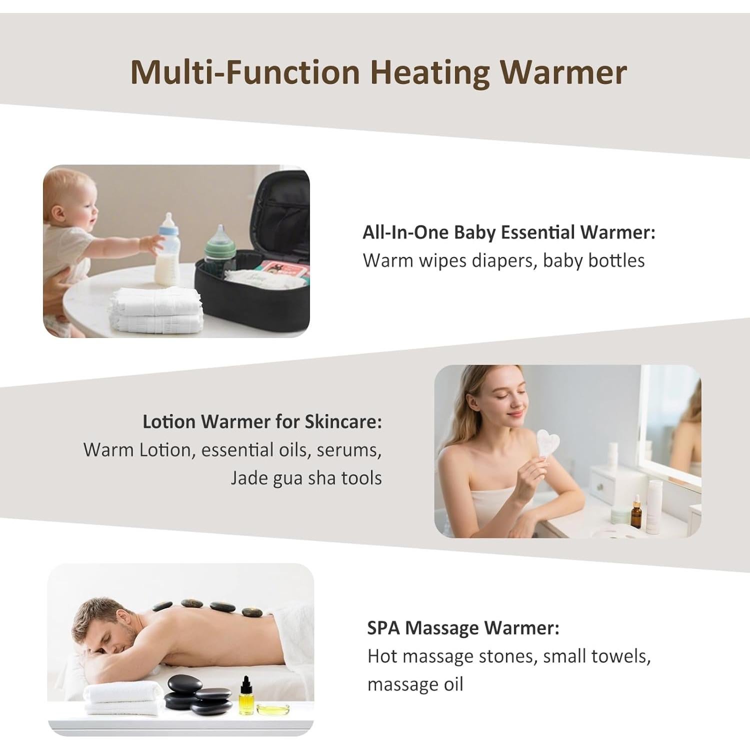 Calentador de Toallitas para Bebés Goodtar 5L con Adaptador de Coche