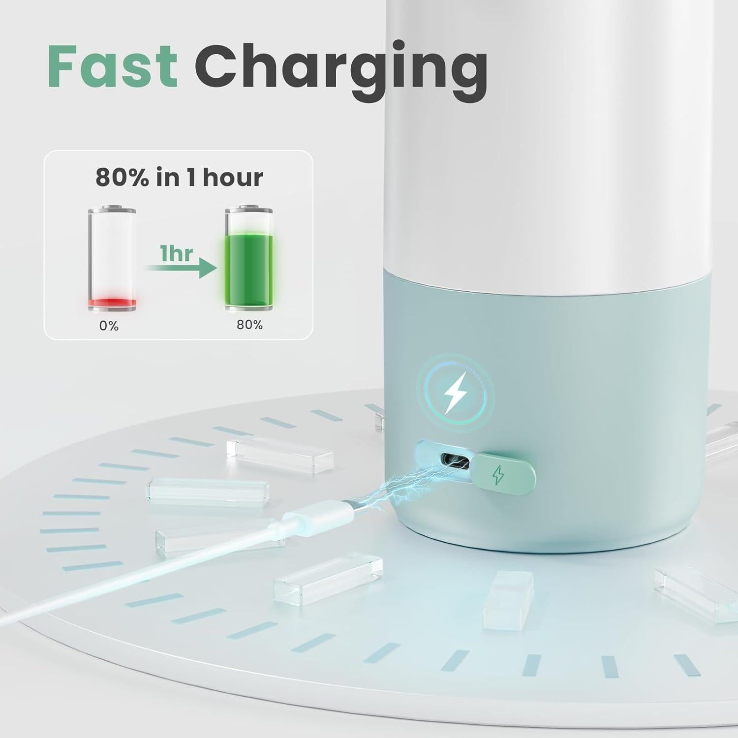 Calentador de Leche Portátil Iarha 500ml con Pantalla LCD