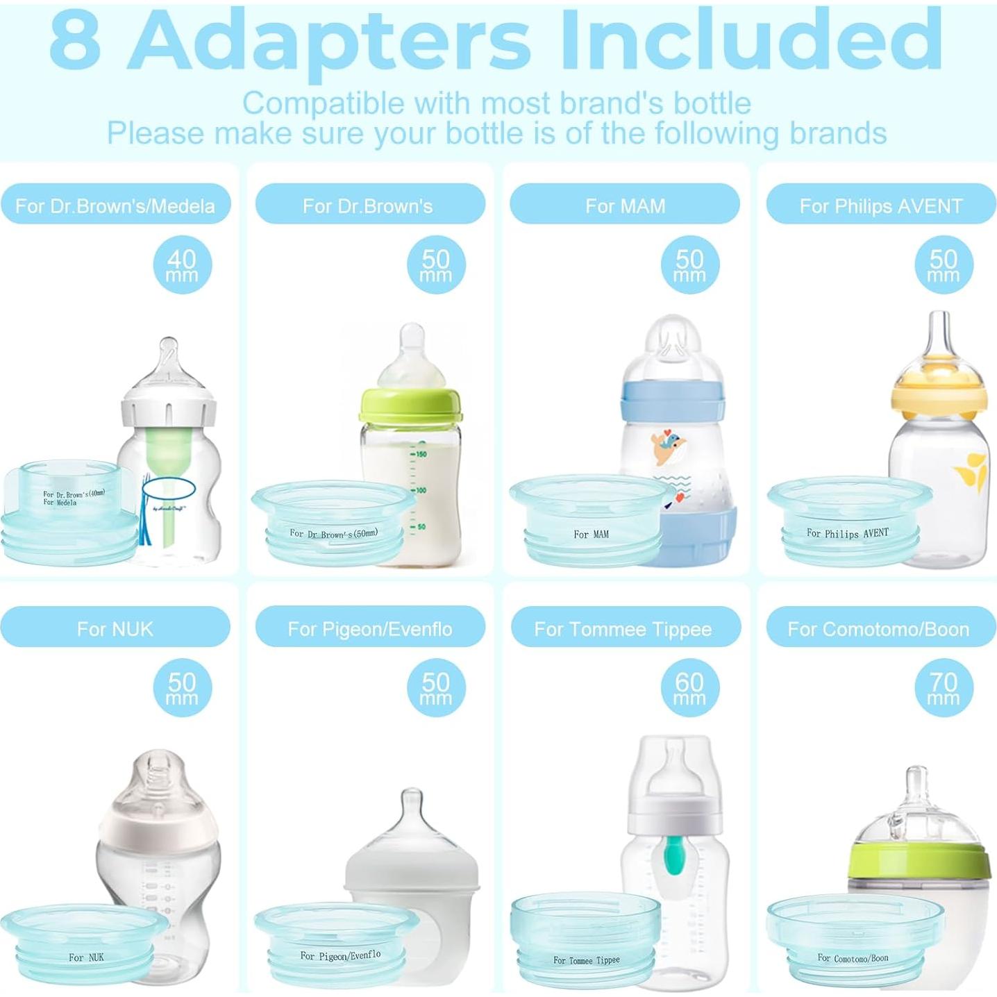 Calentador de Botellas Portátil CuddleeBaby Azul 8000mAh