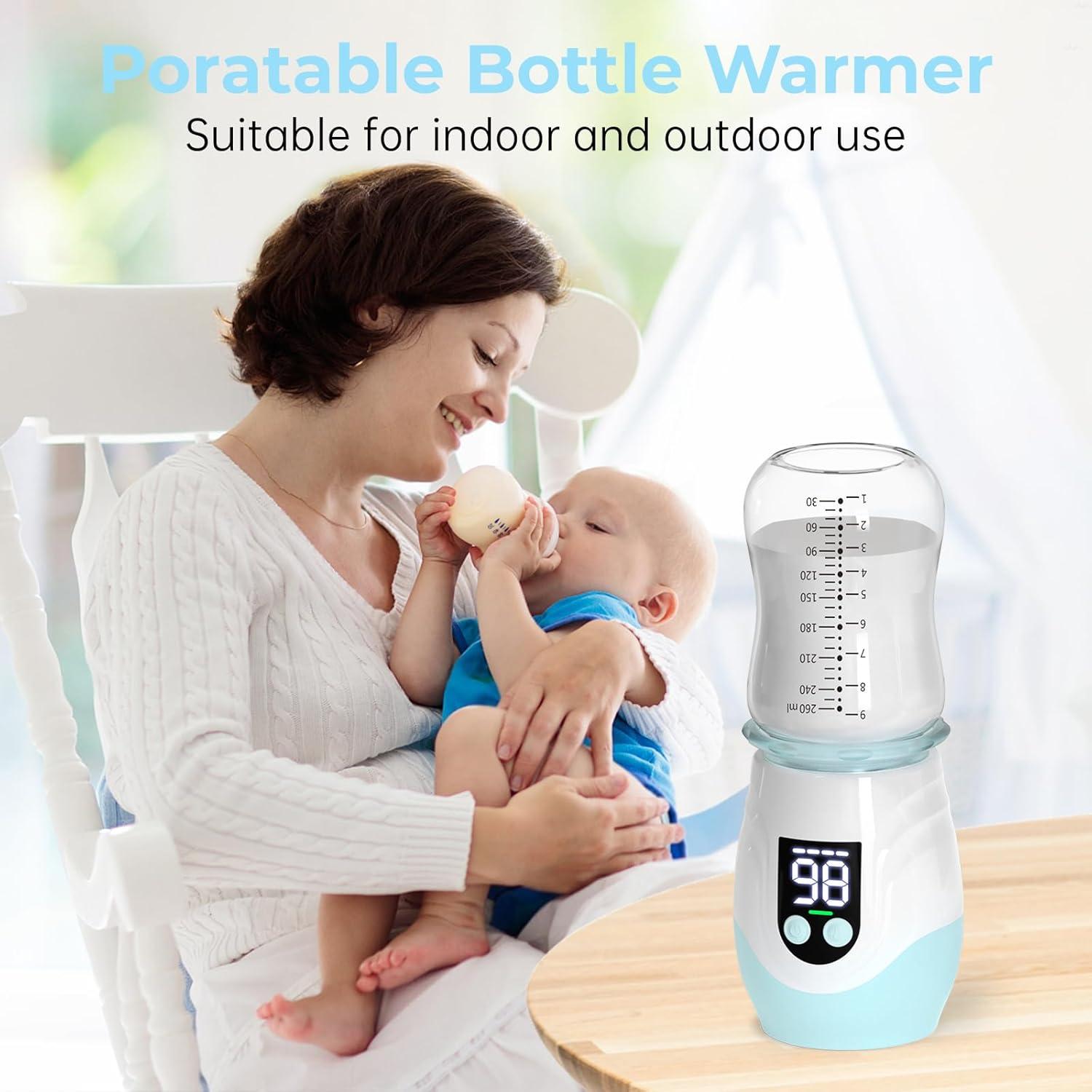 Calentador de Botellas Portátil CuddleeBaby Azul 8000mAh
