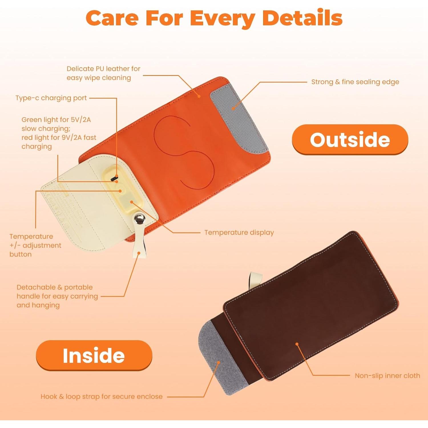 Calentador de Biberones Portátil M4160 - 5 Niveles de Temperatura