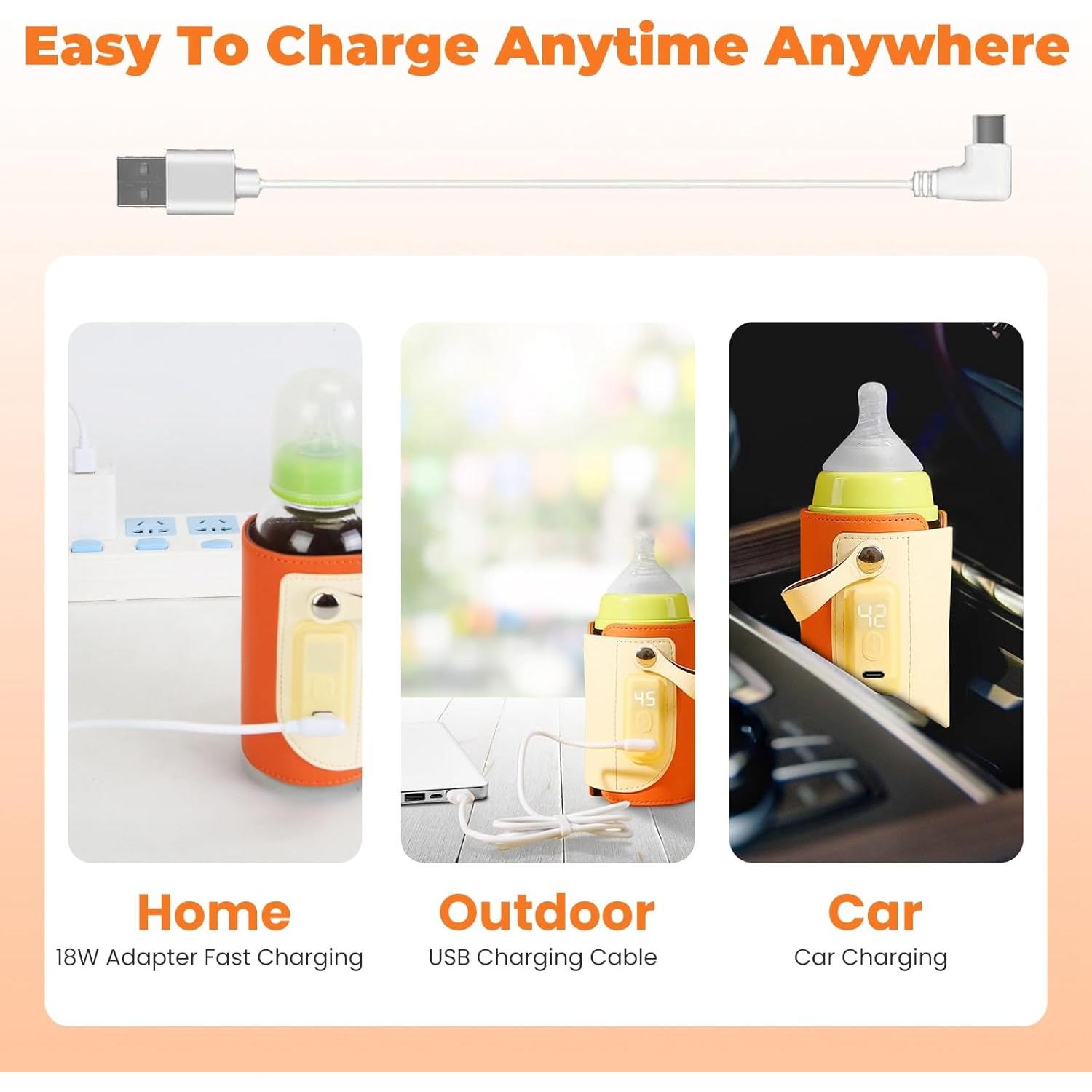 Calentador de Biberones Portátil M4160 - 5 Niveles de Temperatura